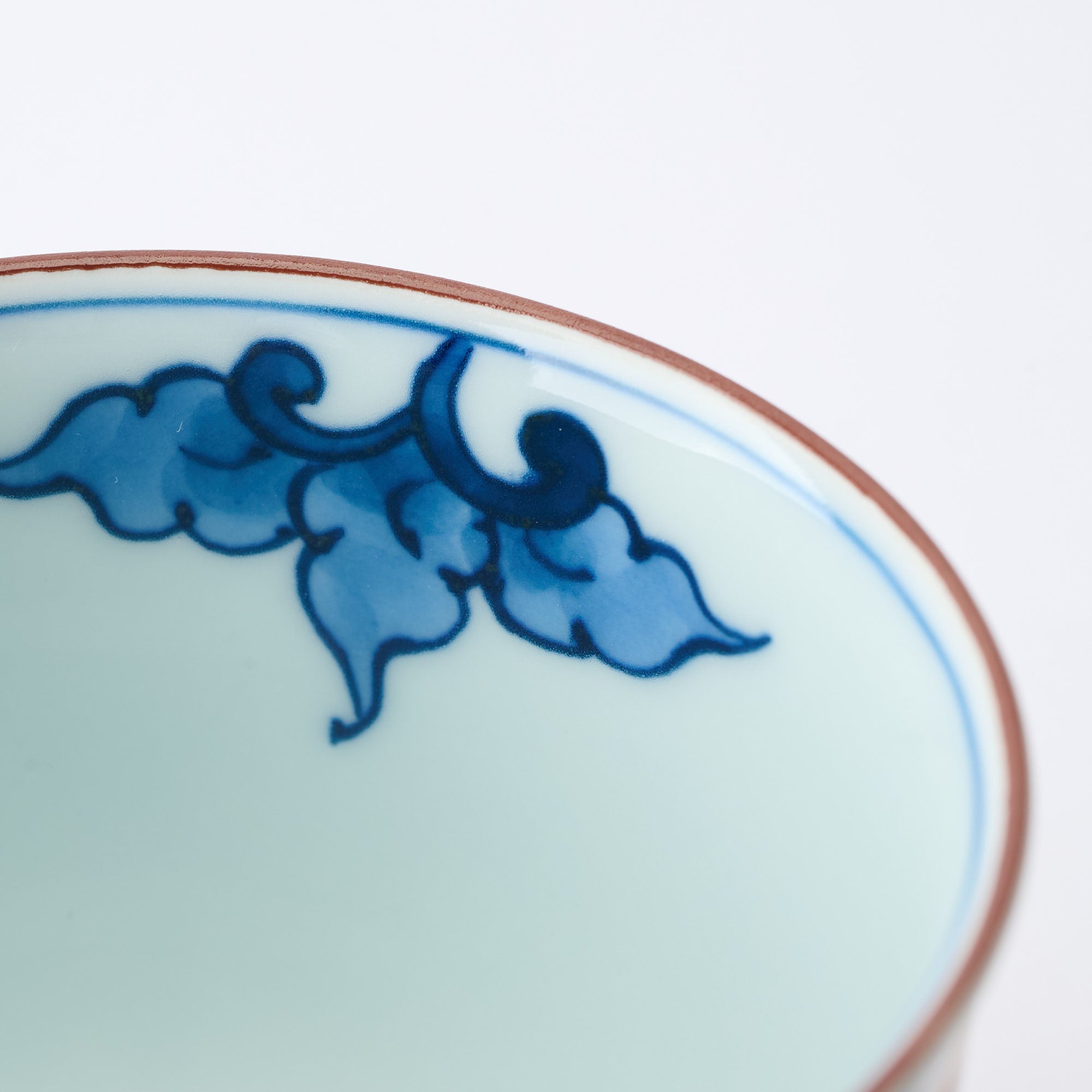 Akae Knotted Arabesque Cup and Saucer