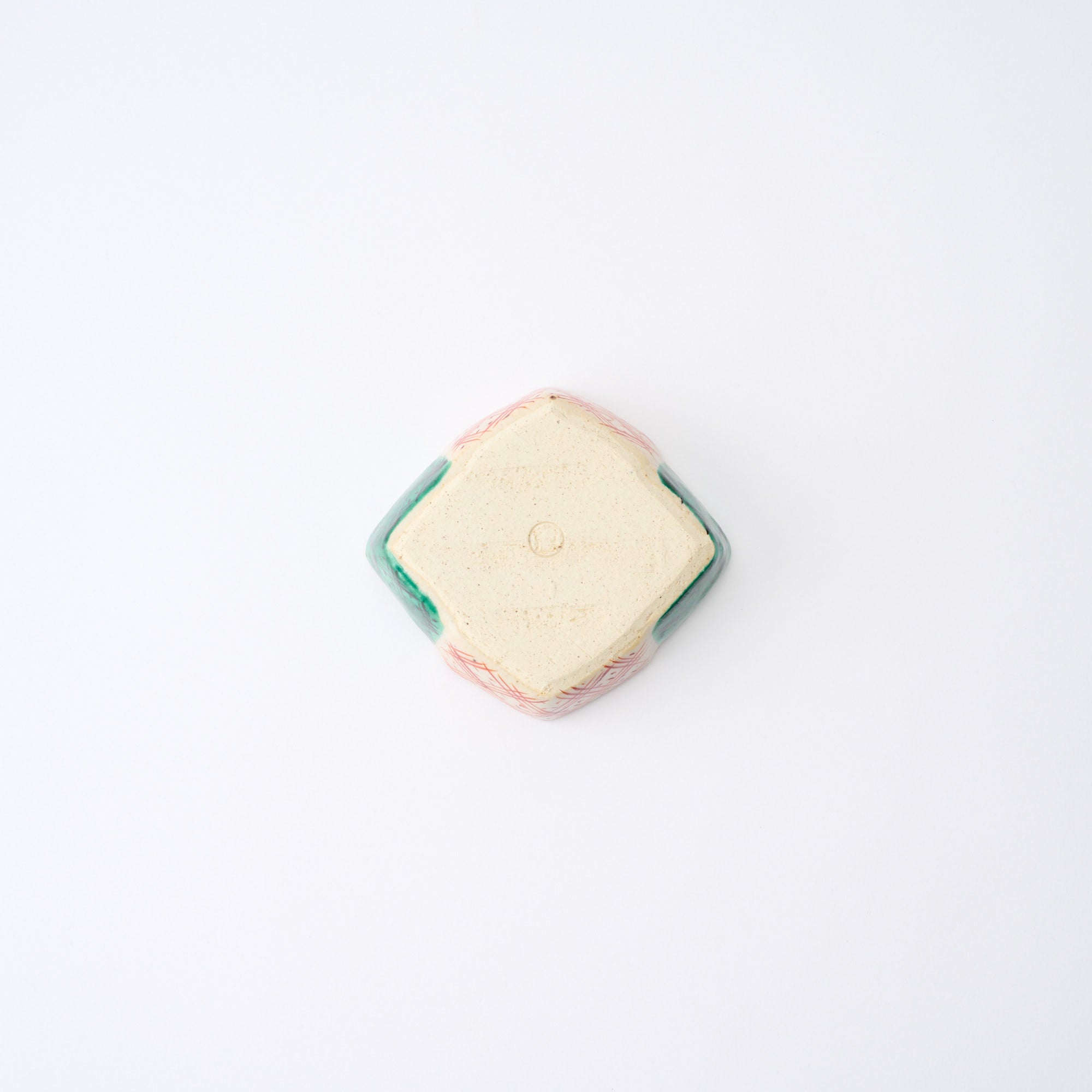 Akae Diamond Pattern Sauce Plate