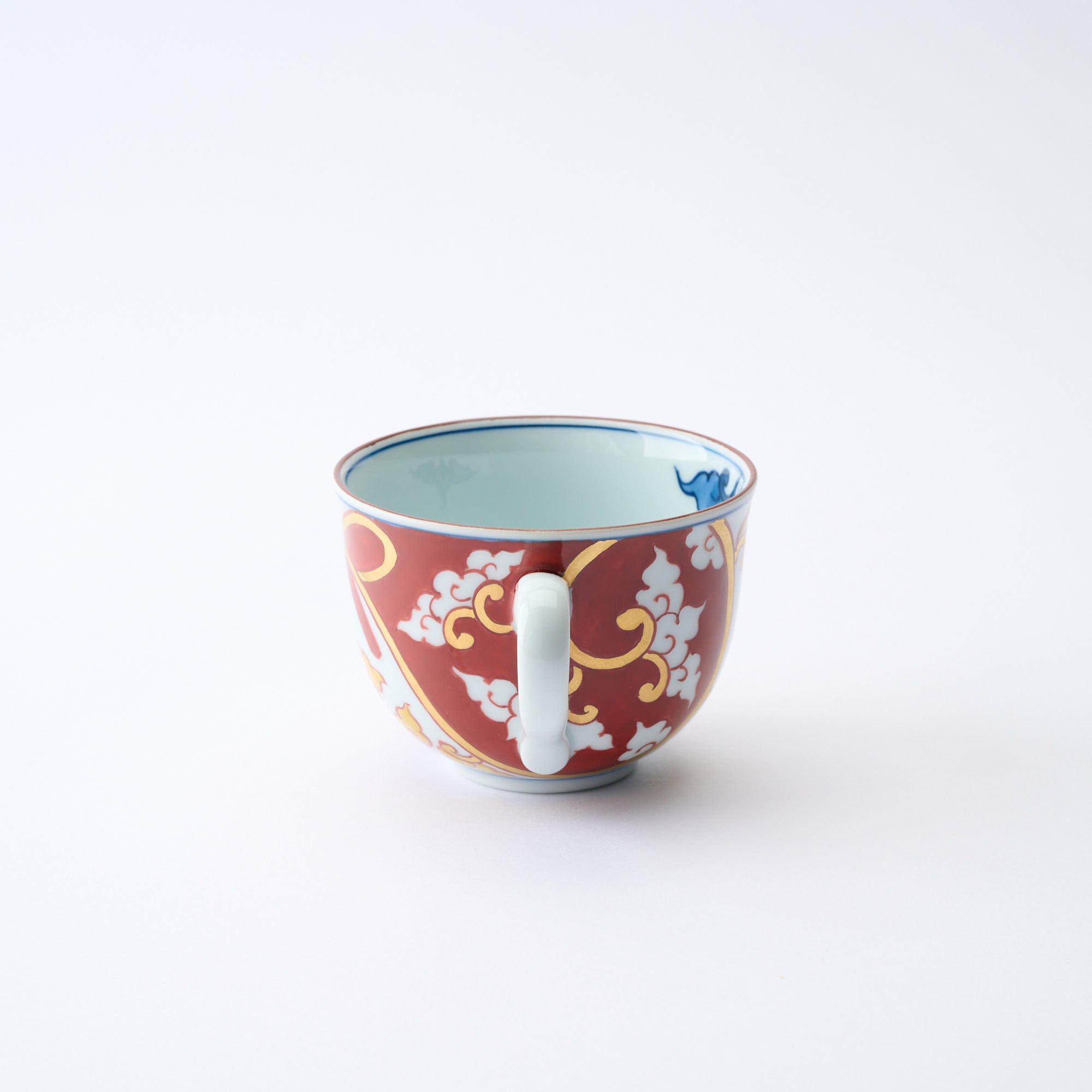 Akae Knotted Arabesque Cup and Saucer