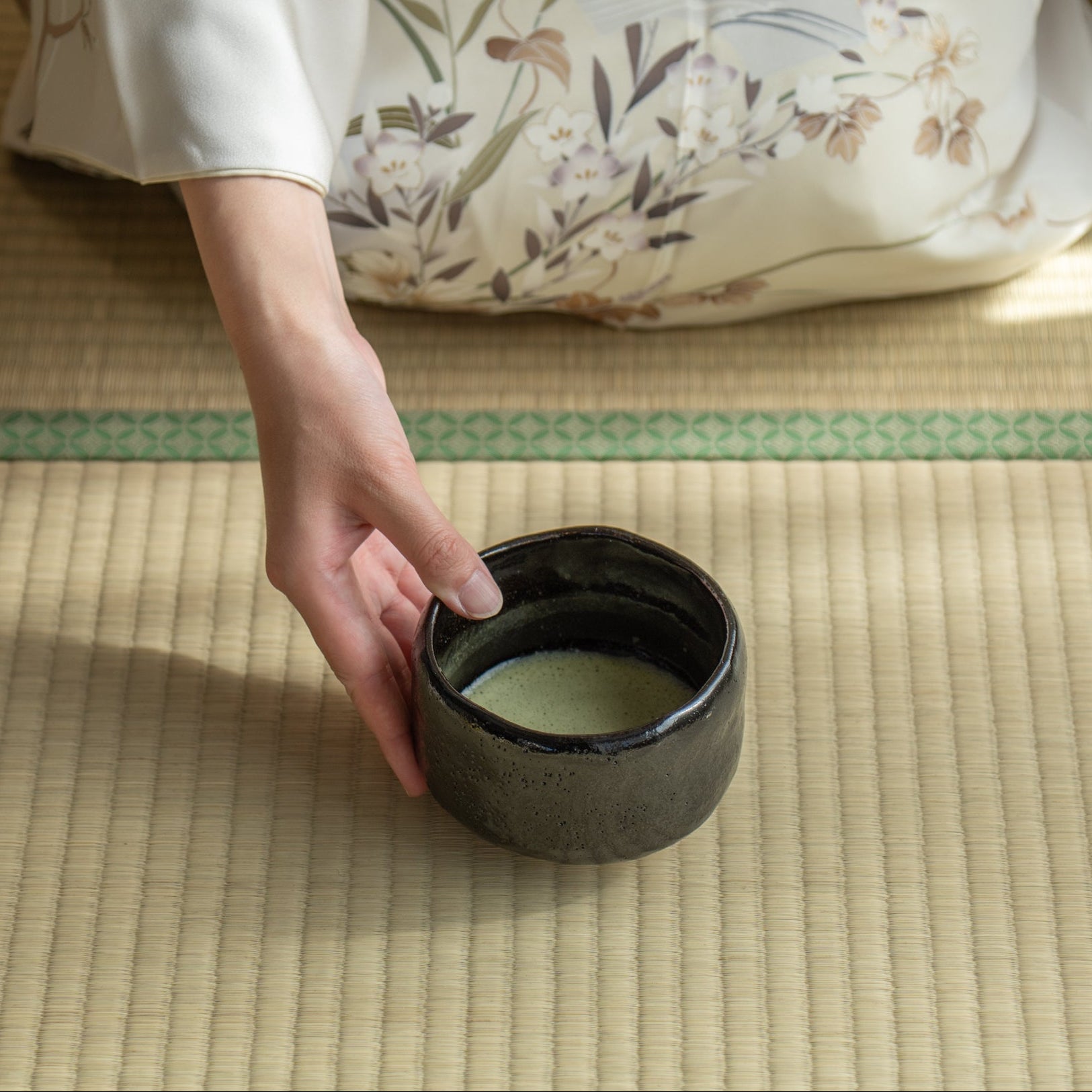 Black Raku Matcha Bowl