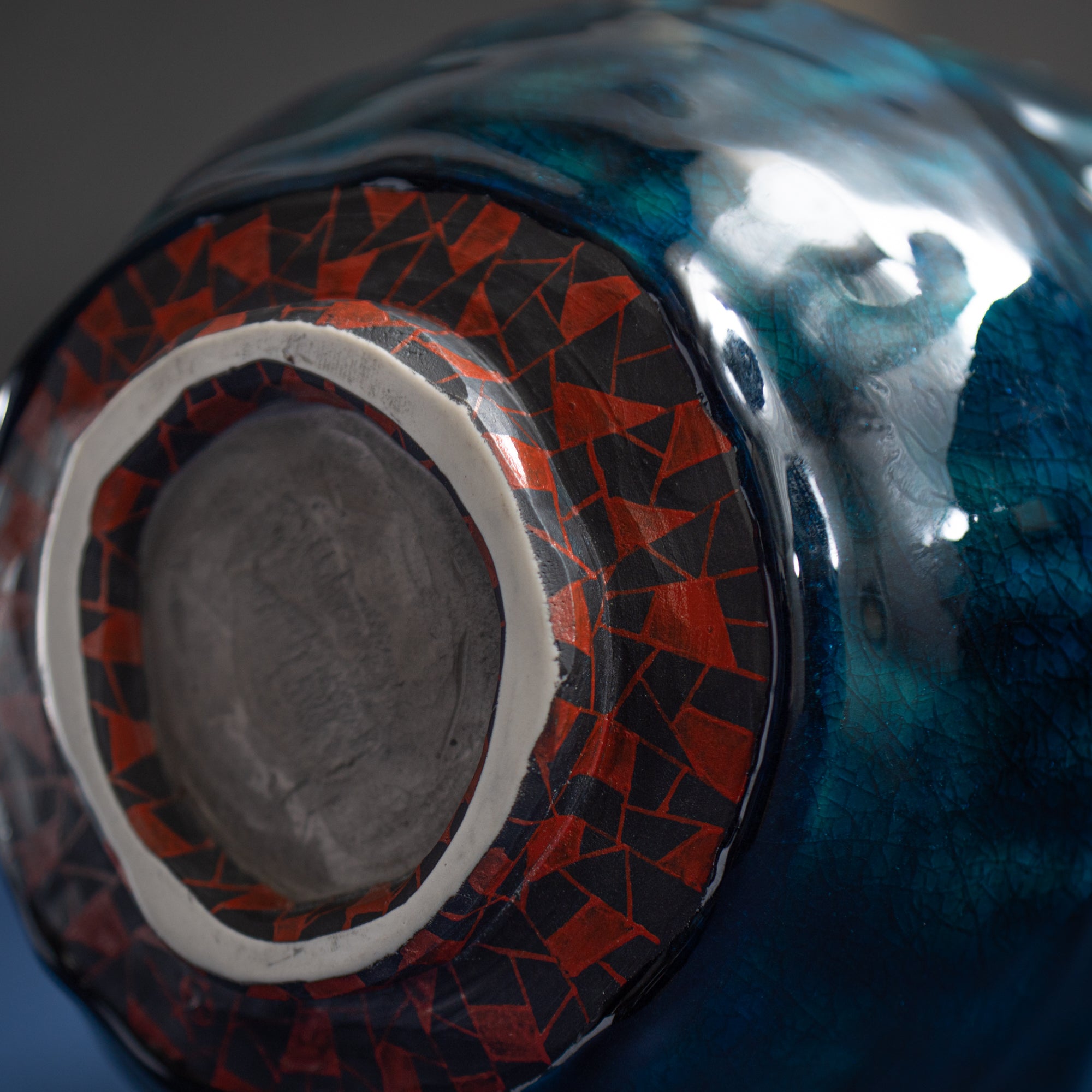 Sazameku Cascade Tall Japanese Flower Vase