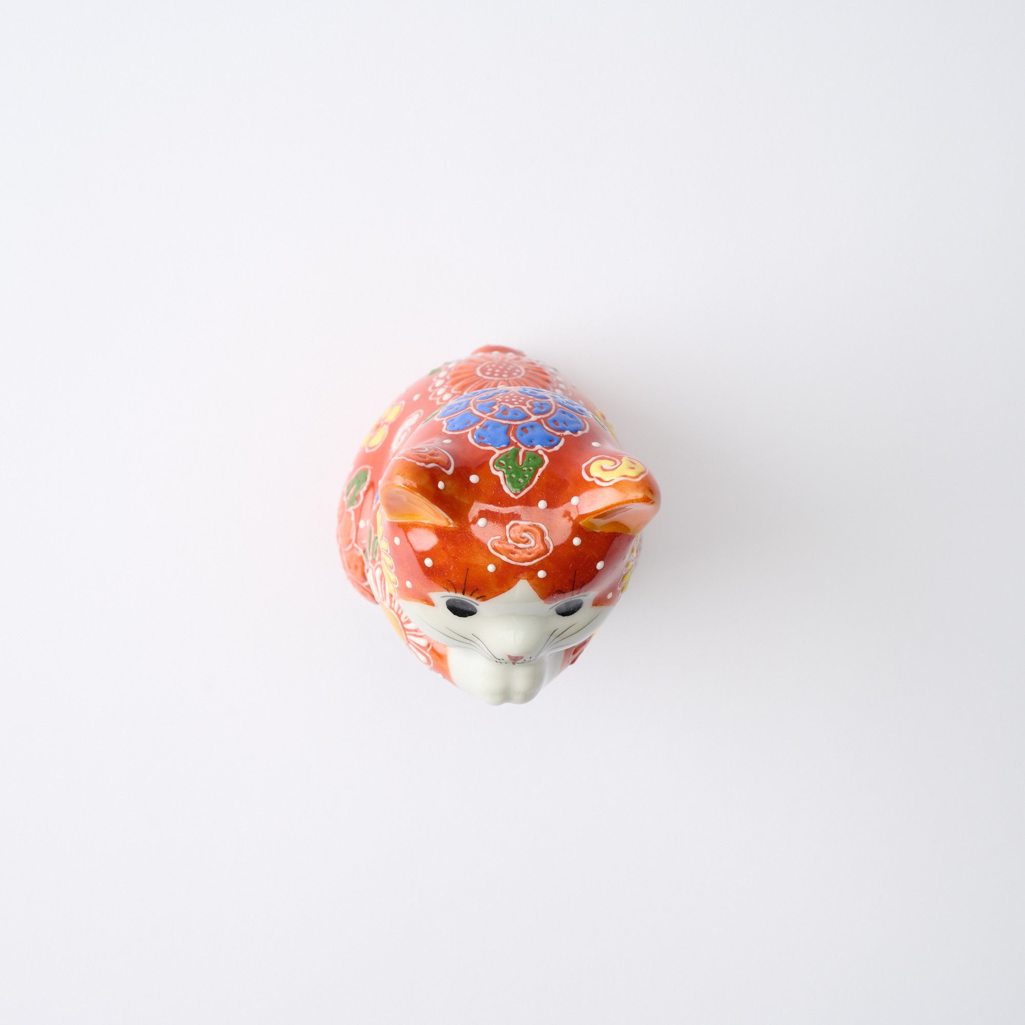 Red Mori Oinori Neko Lucky Cat