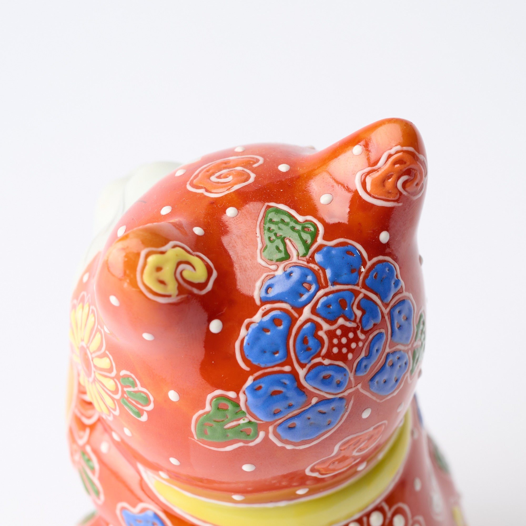 Red Mori Oinori Neko Lucky Cat