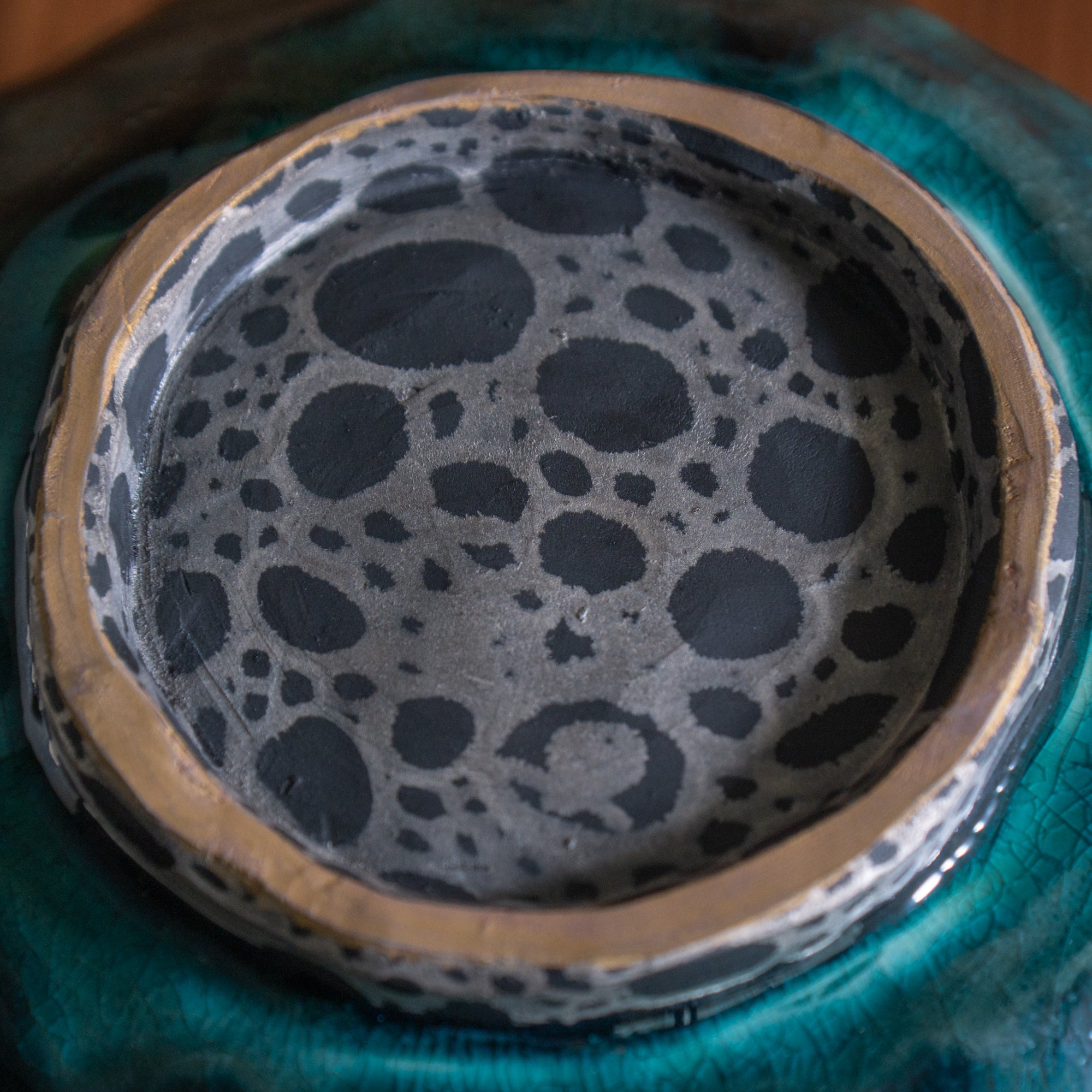 Sazameku Cascade Round Japanese Flower Vase　