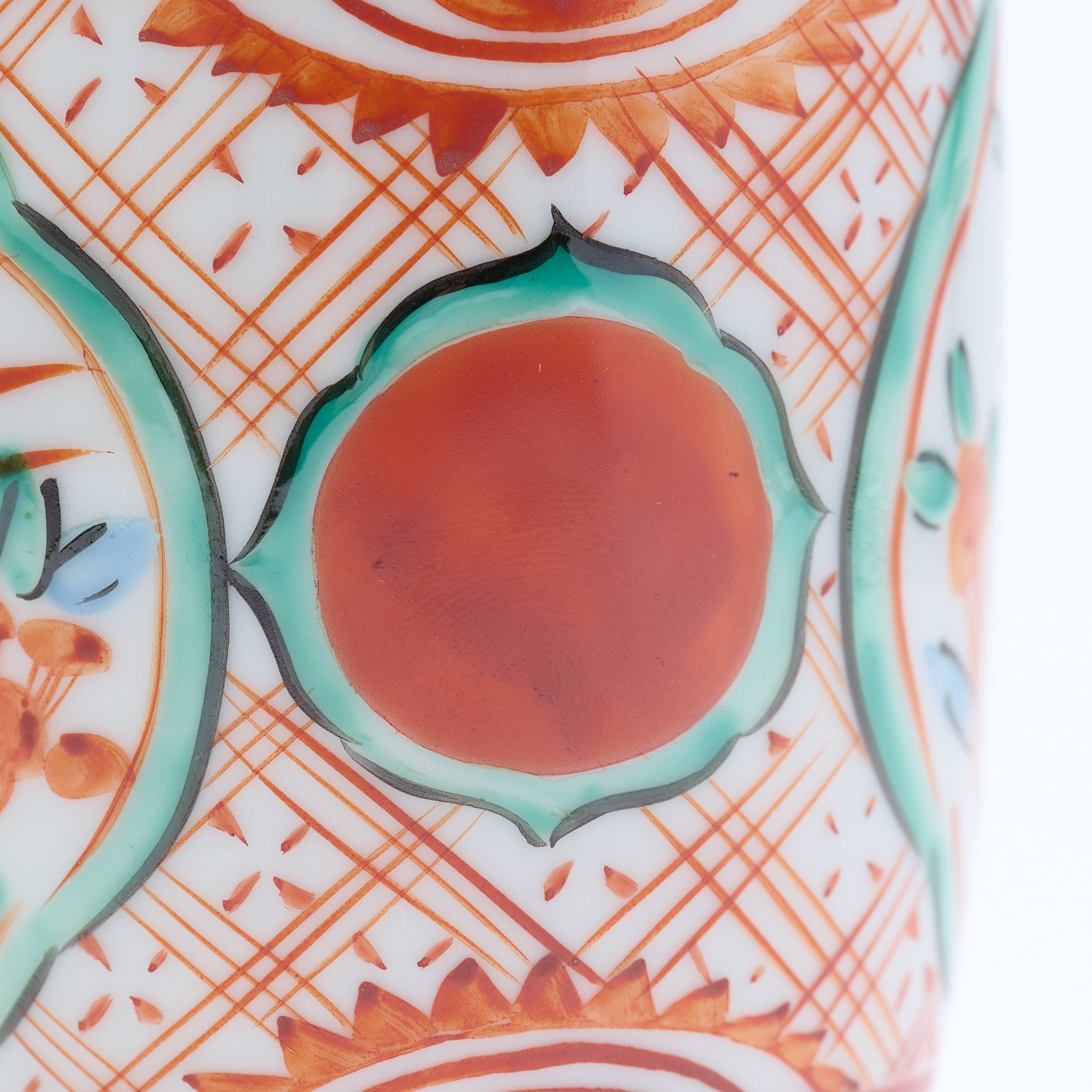 Auspicious Akae Yunomi Japanese Teacup