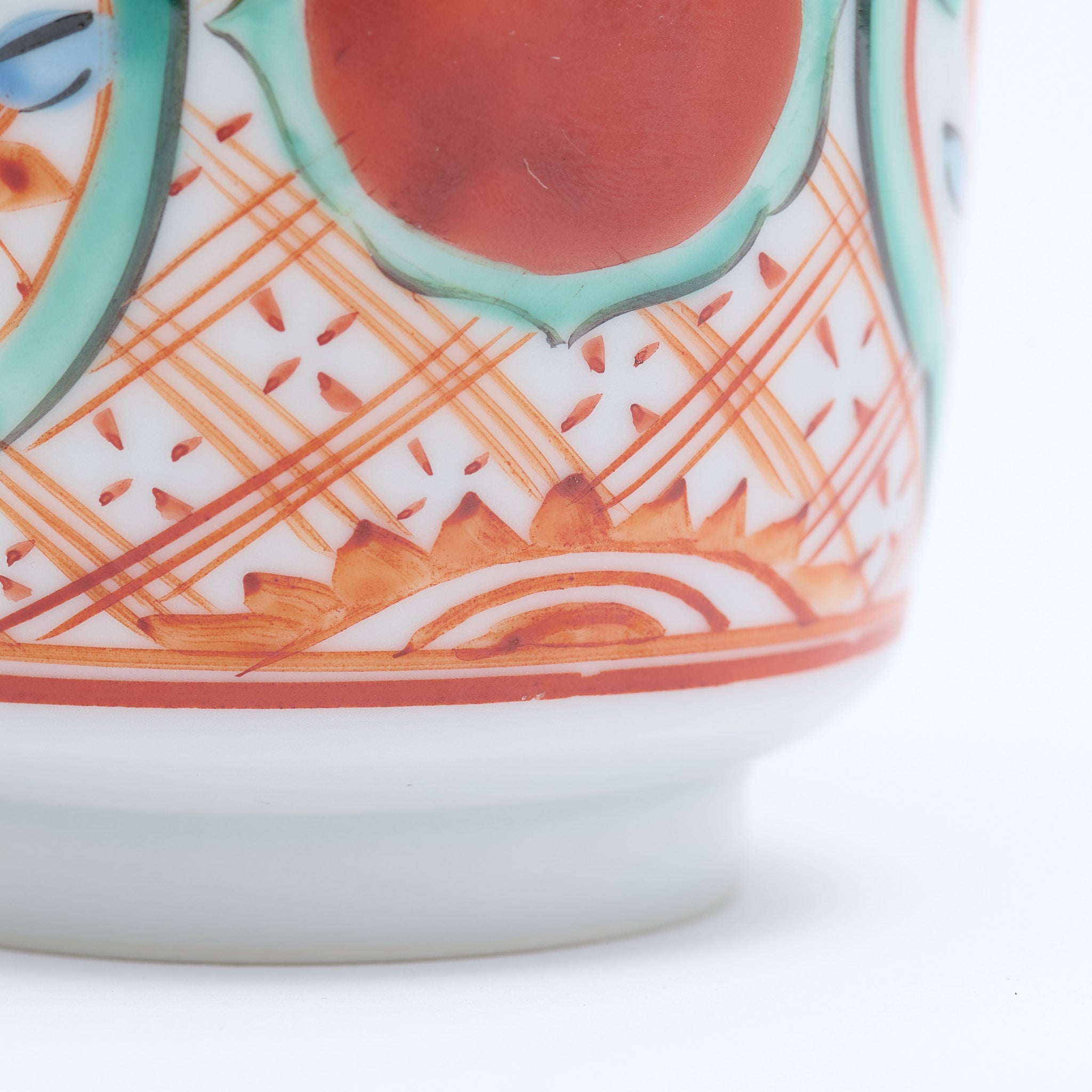 Auspicious Akae Yunomi Japanese Teacup