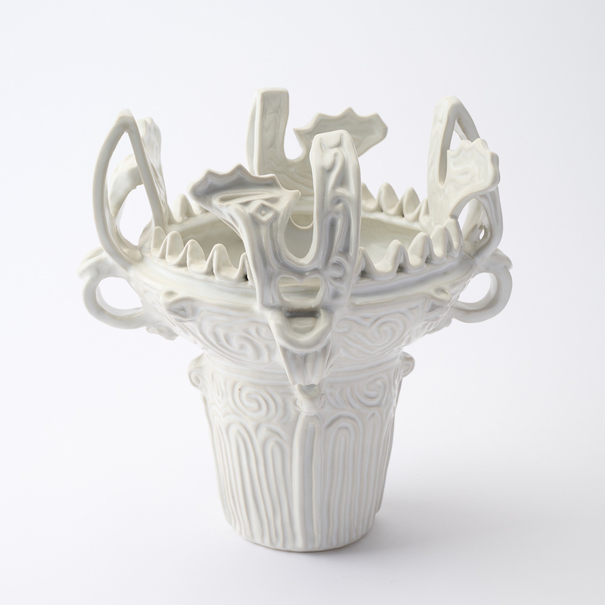 Homura White Jomon Flame Vessel