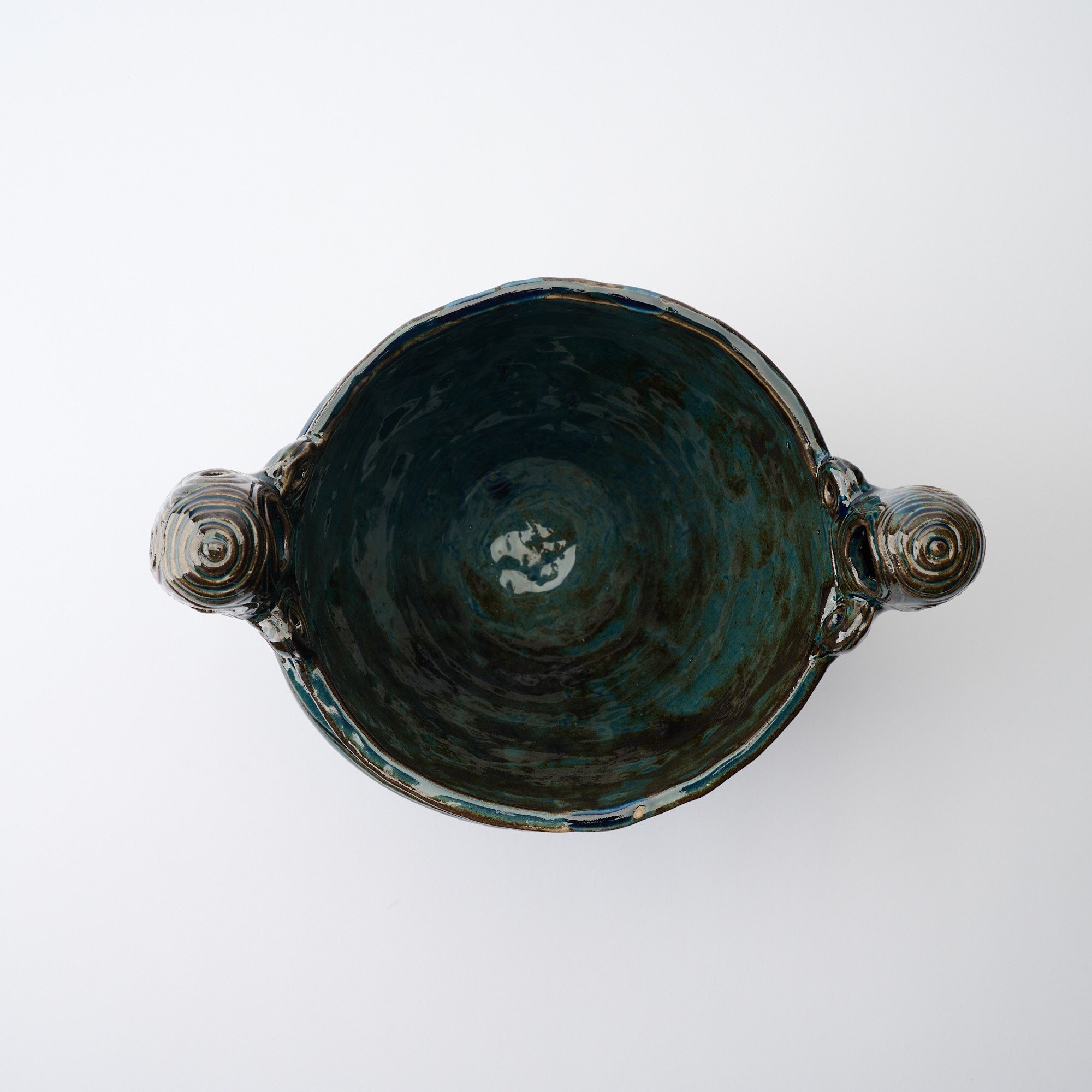 Suien Blue Jomon Cachepot