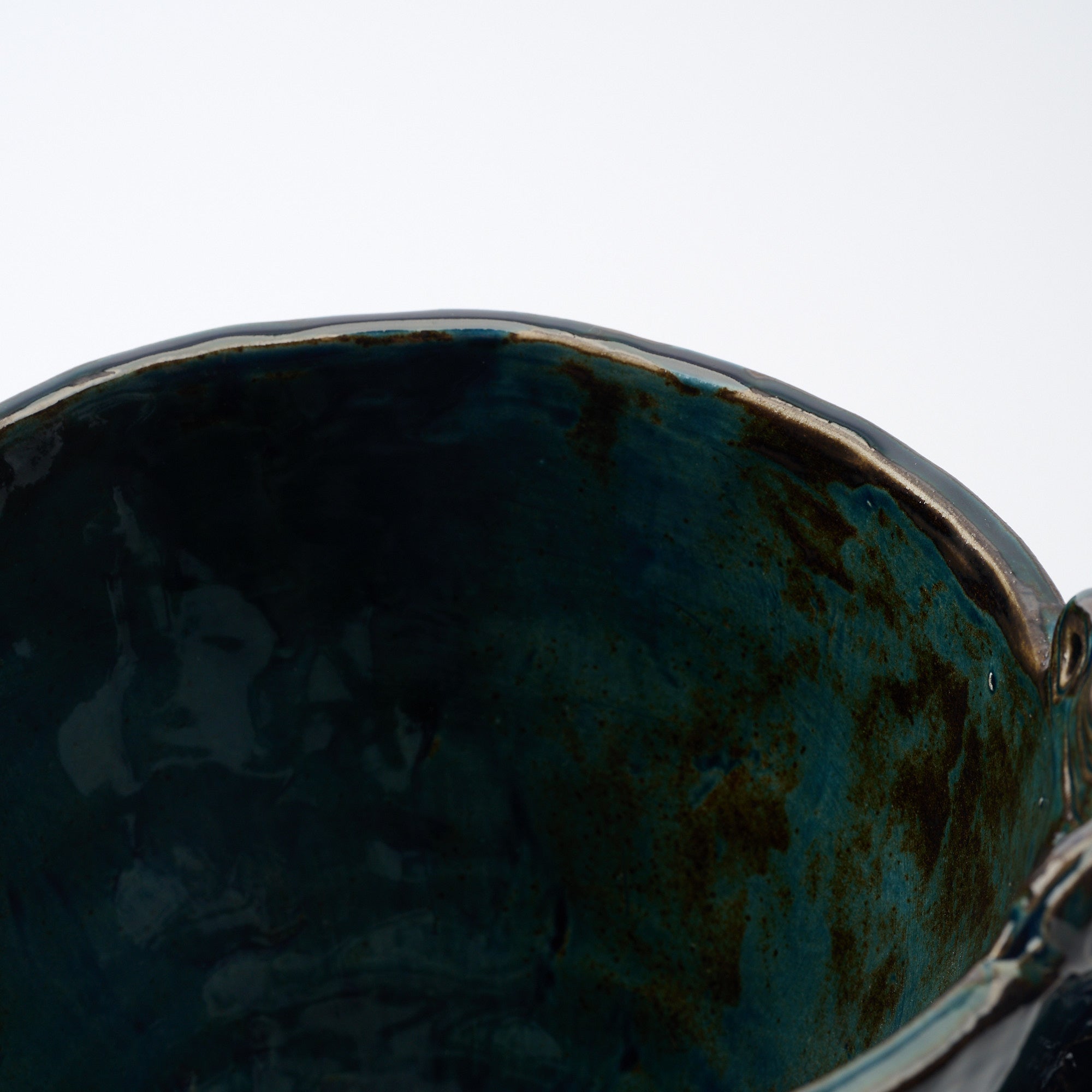 Suien Blue Jomon Cachepot