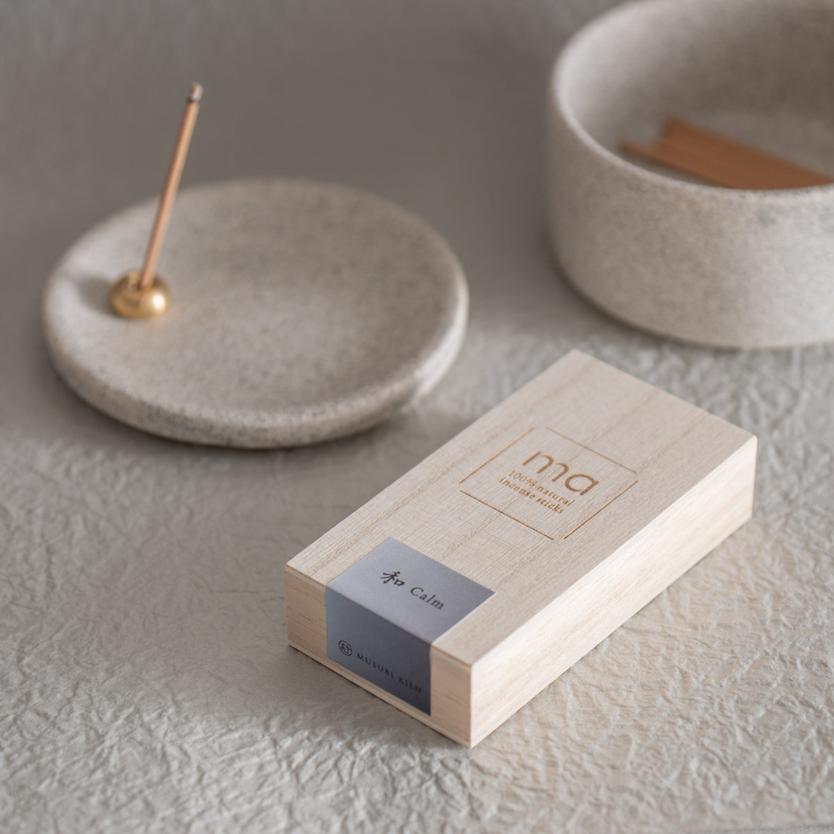 "ma" Calm Organic Incense Set