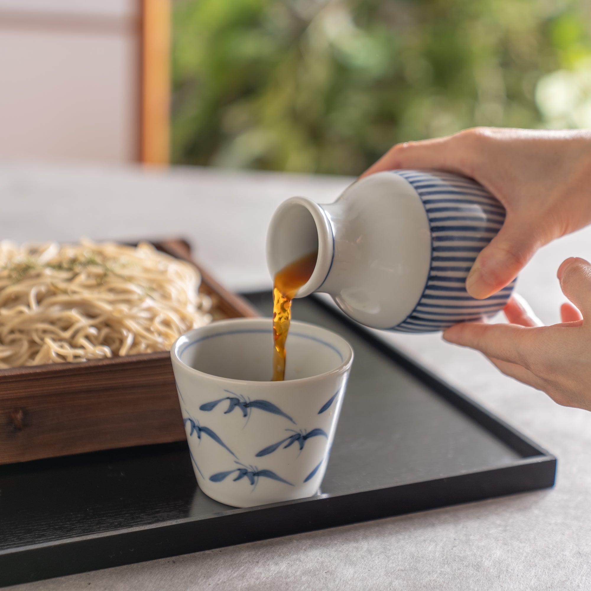 Traditional Patterned Soba Choko Cup