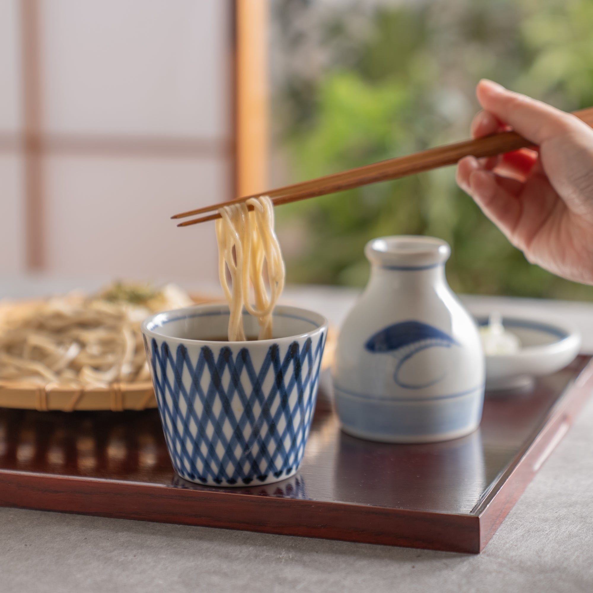 Traditional Patterned Soba Choko Cup