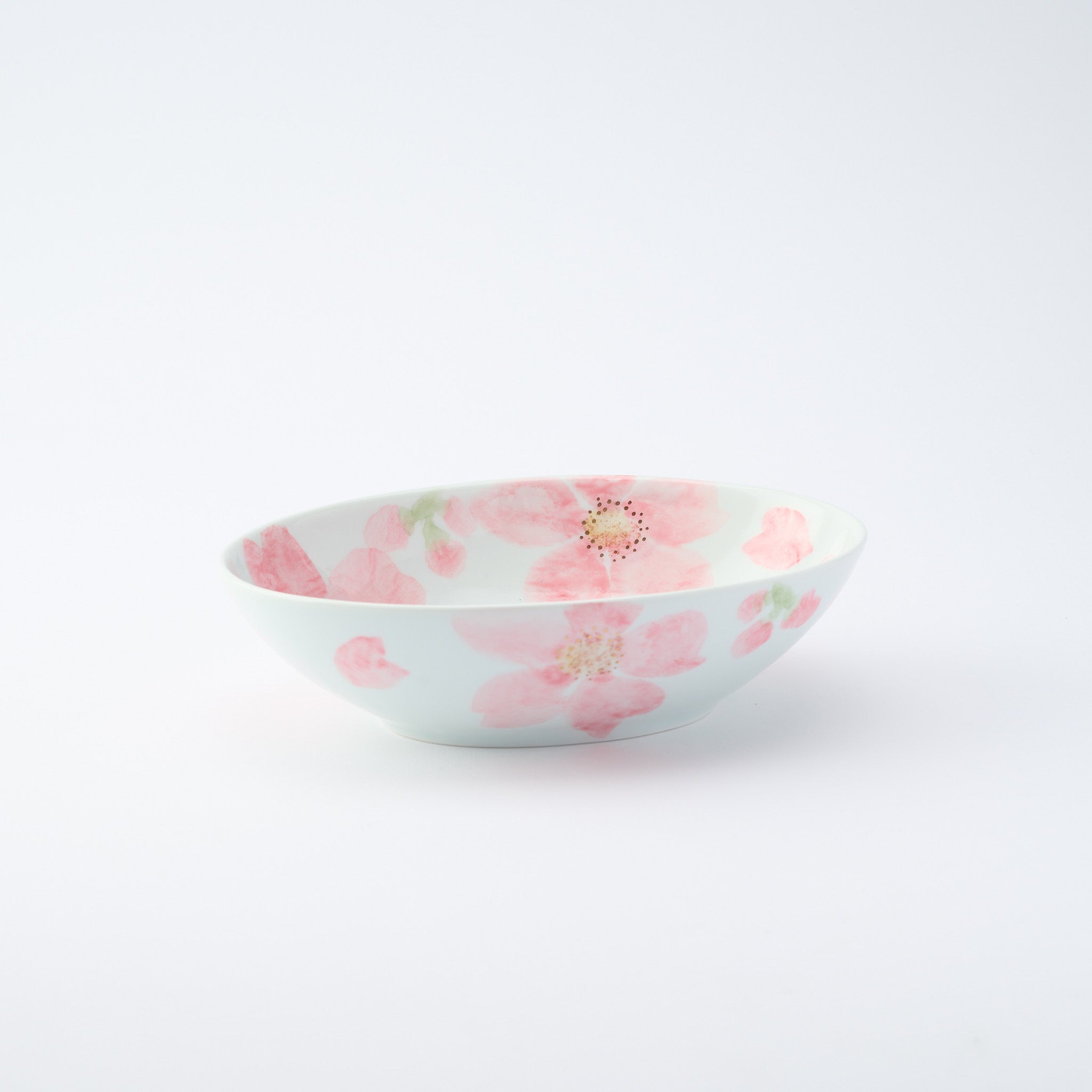 Blossoming Sakura Oval Large Bowl