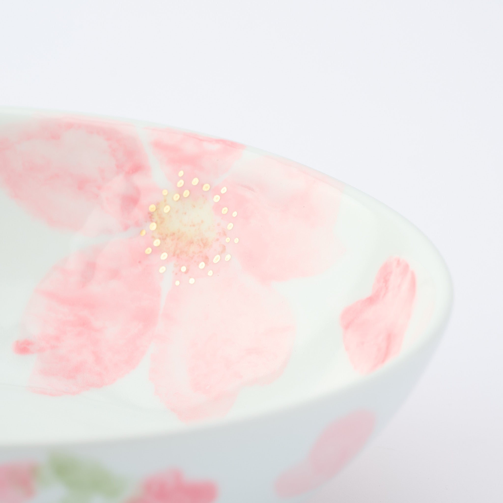Blossoming Sakura Oval Large Bowl