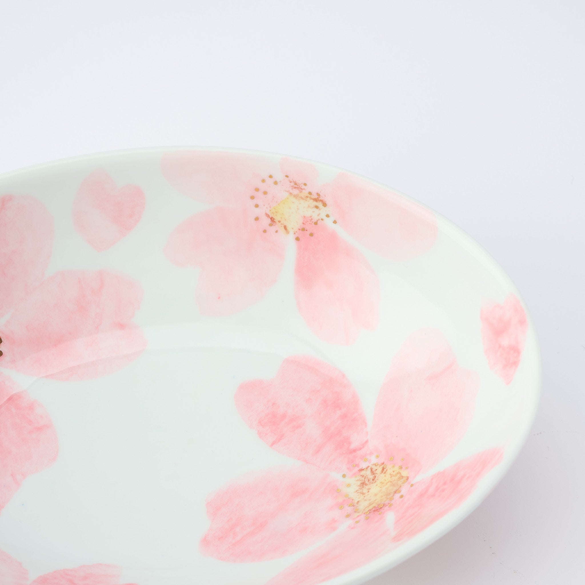 Blossoming Sakura Oval Large Bowl