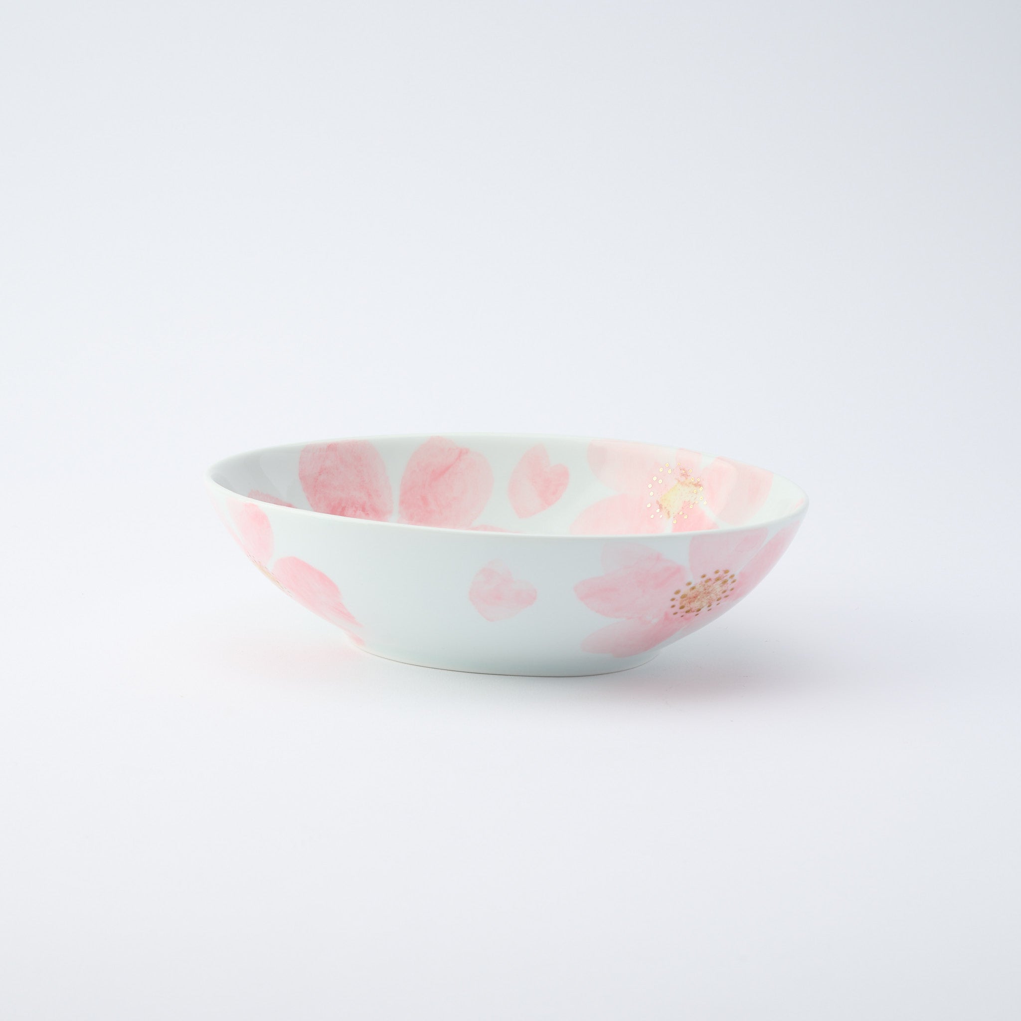 Blossoming Sakura Oval Large Bowl