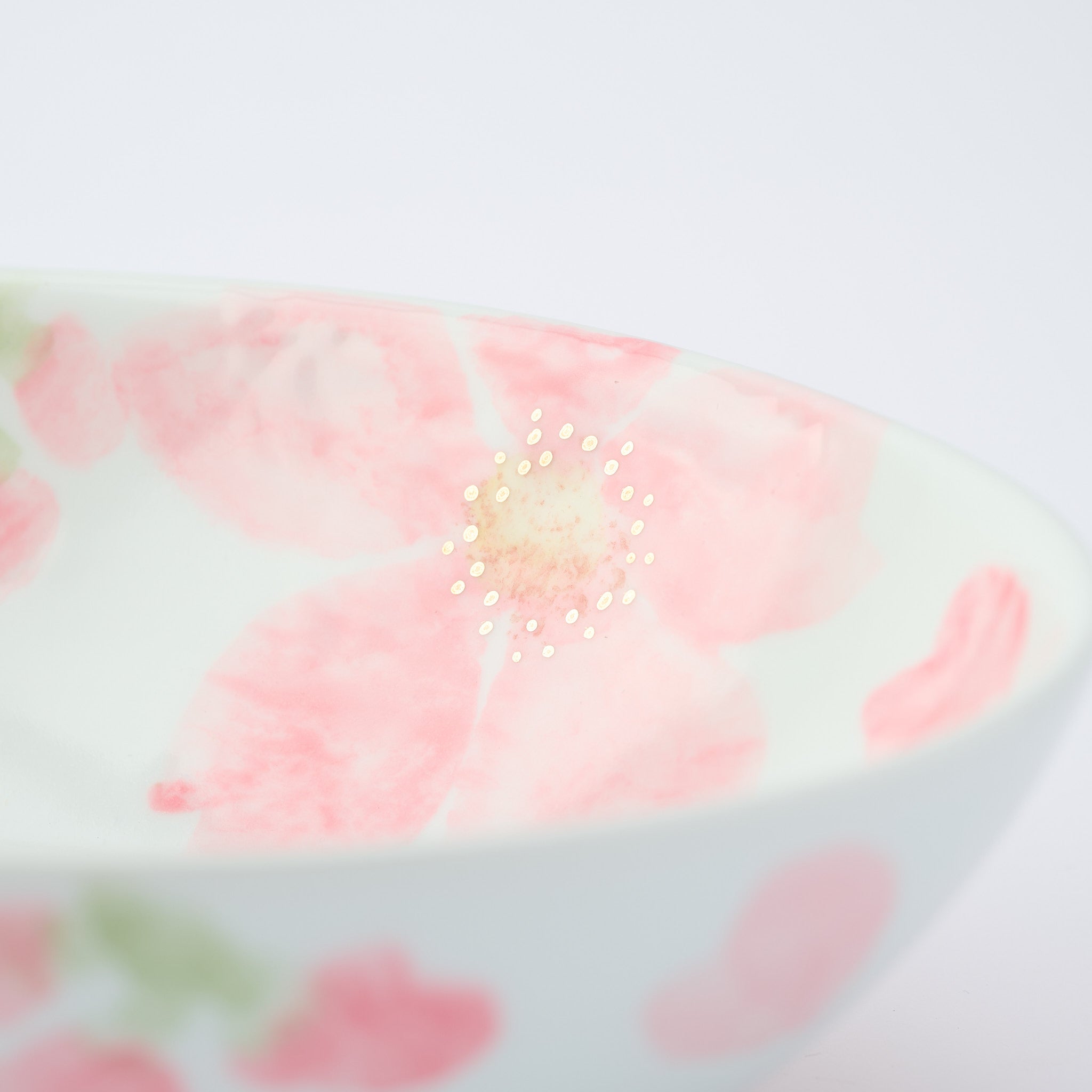 Blossoming Sakura Oval Large Bowl
