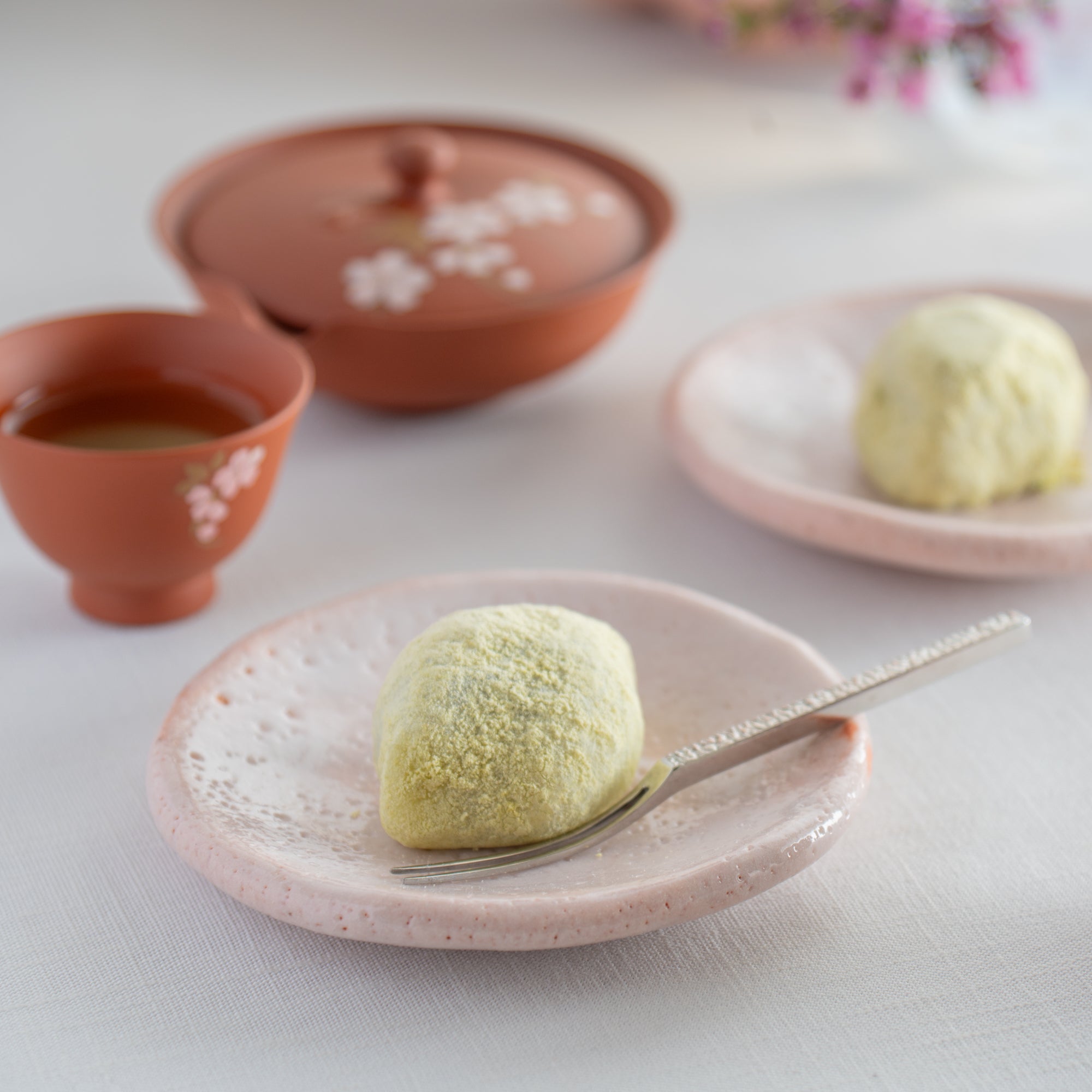 Shino Blush Sauce Plate