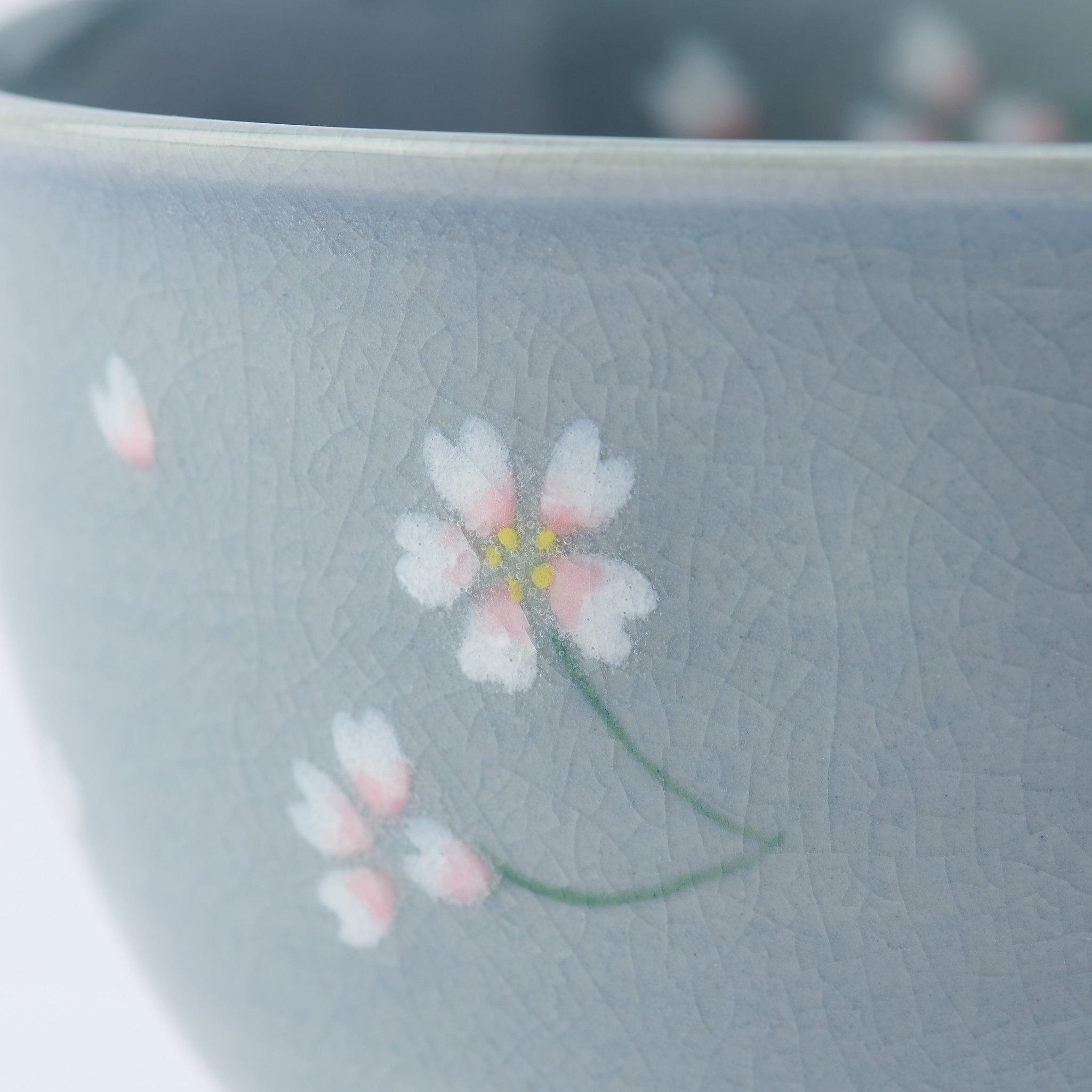 Floating Sakura Matcha Bowl