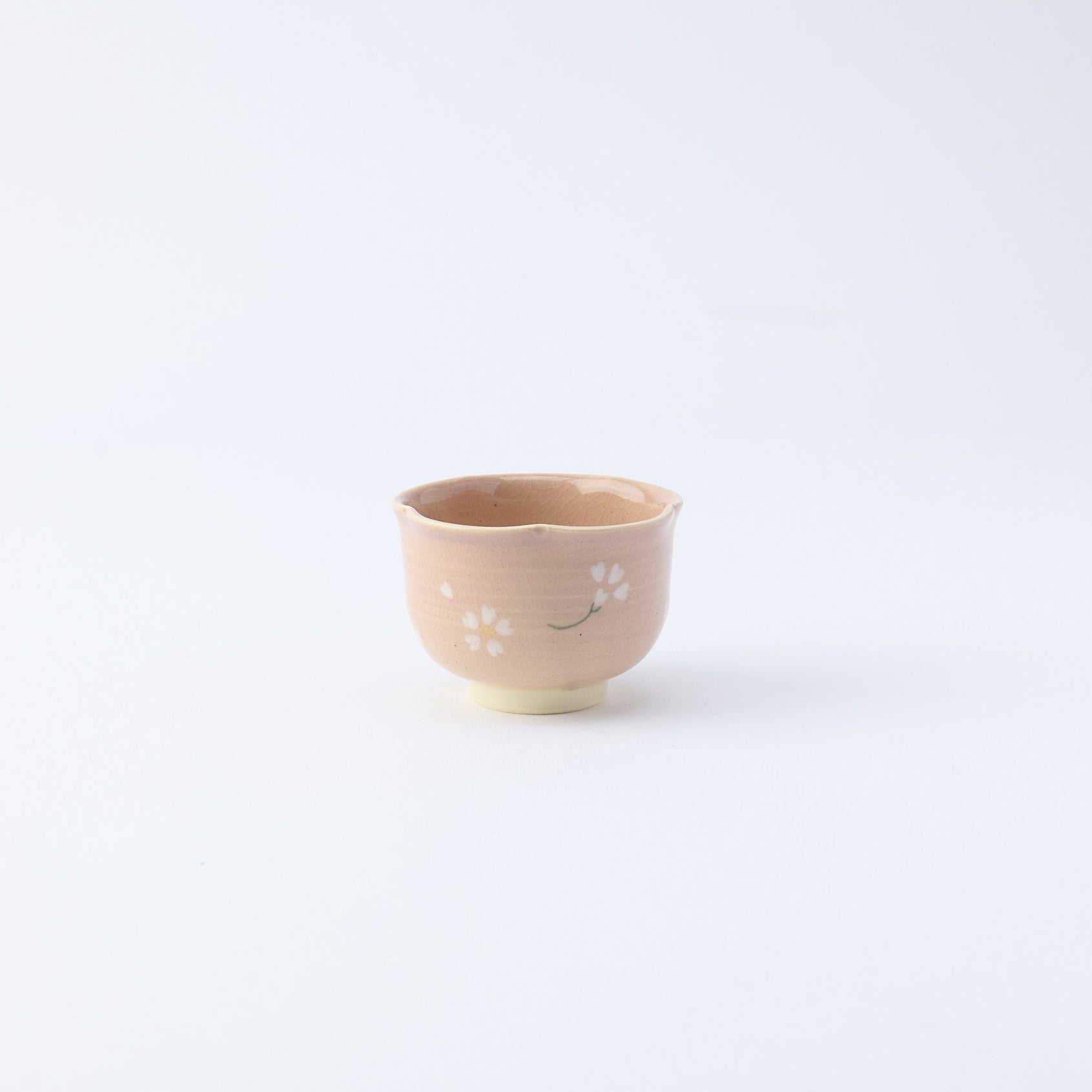 Floating Sakura Japanese Teacup