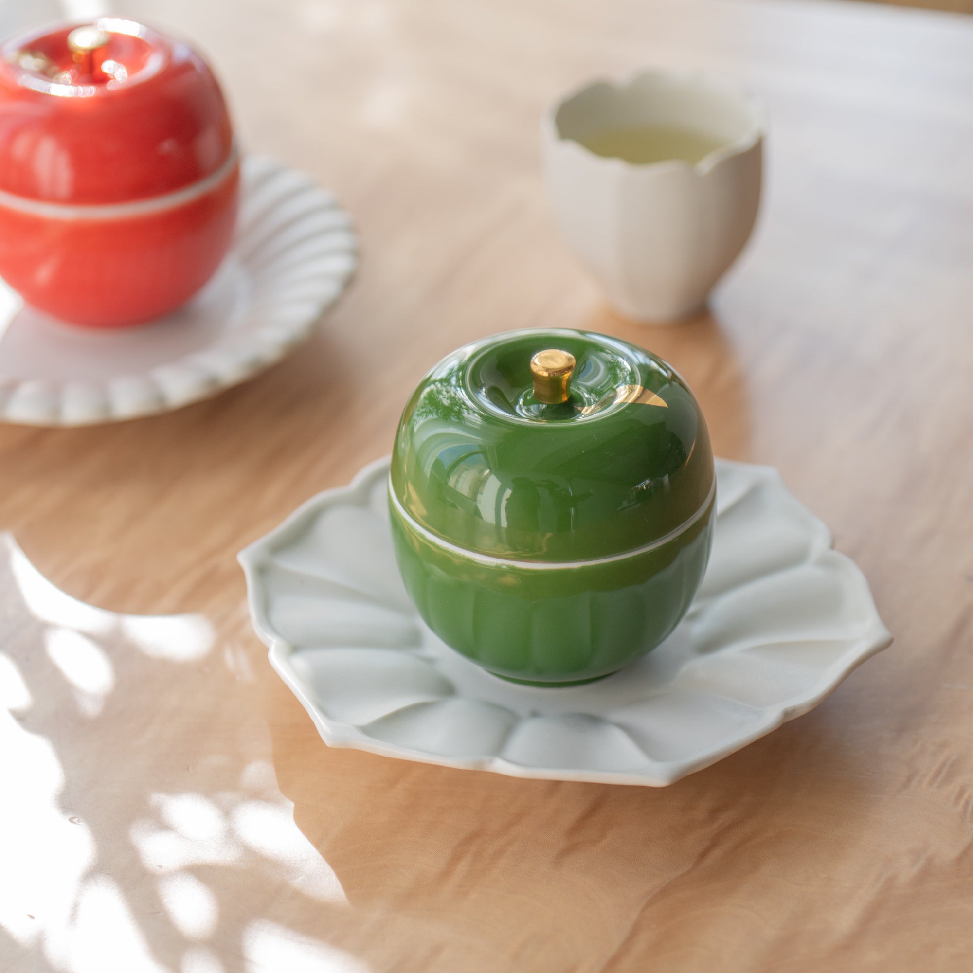 Apple-Shaped Chawanmushi Bowl
