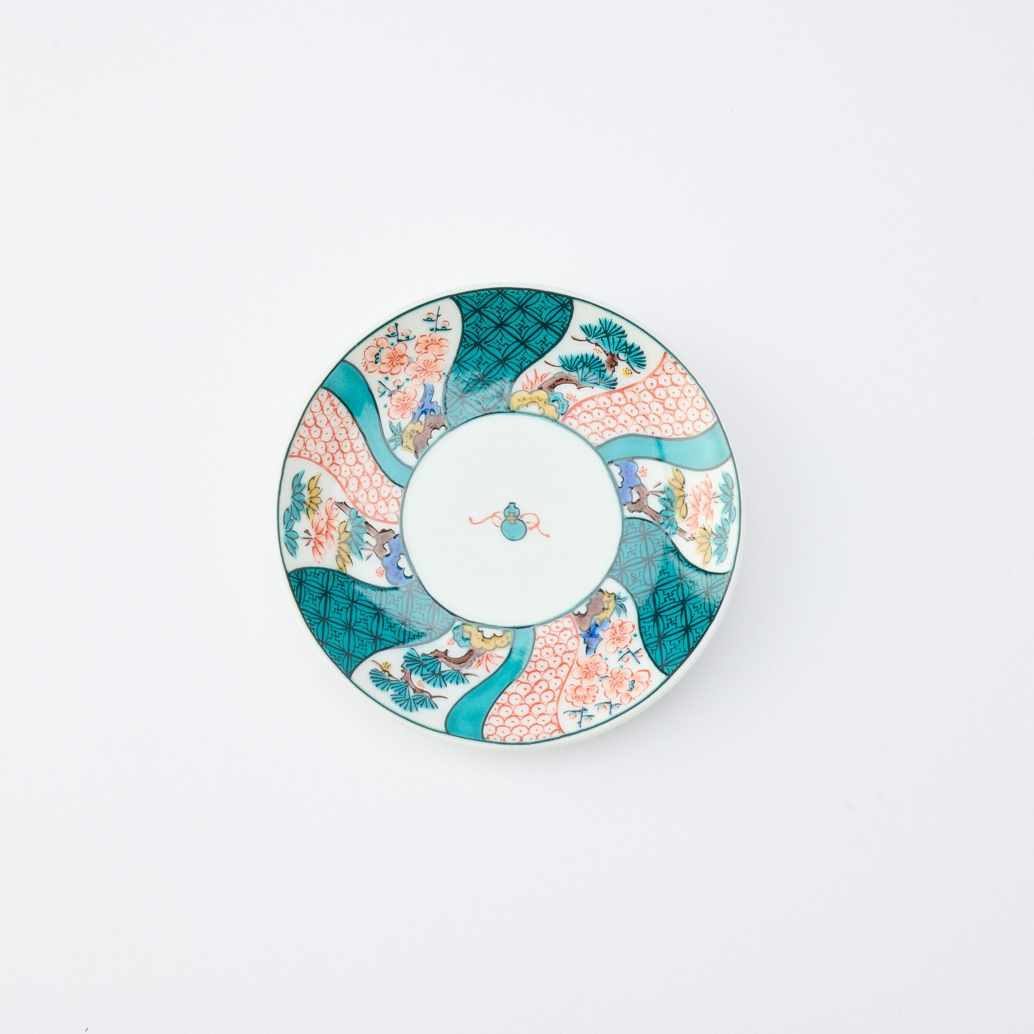 Kutani Art Heritage Designs Sauce Plate