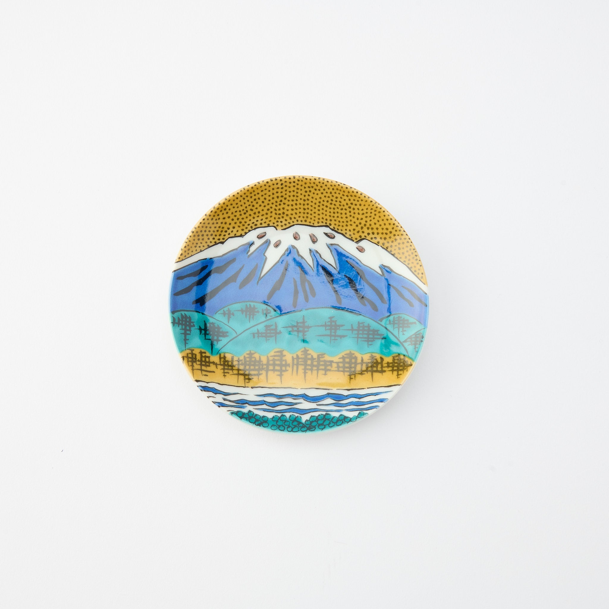Kutani Art Heritage Designs Sauce Plate