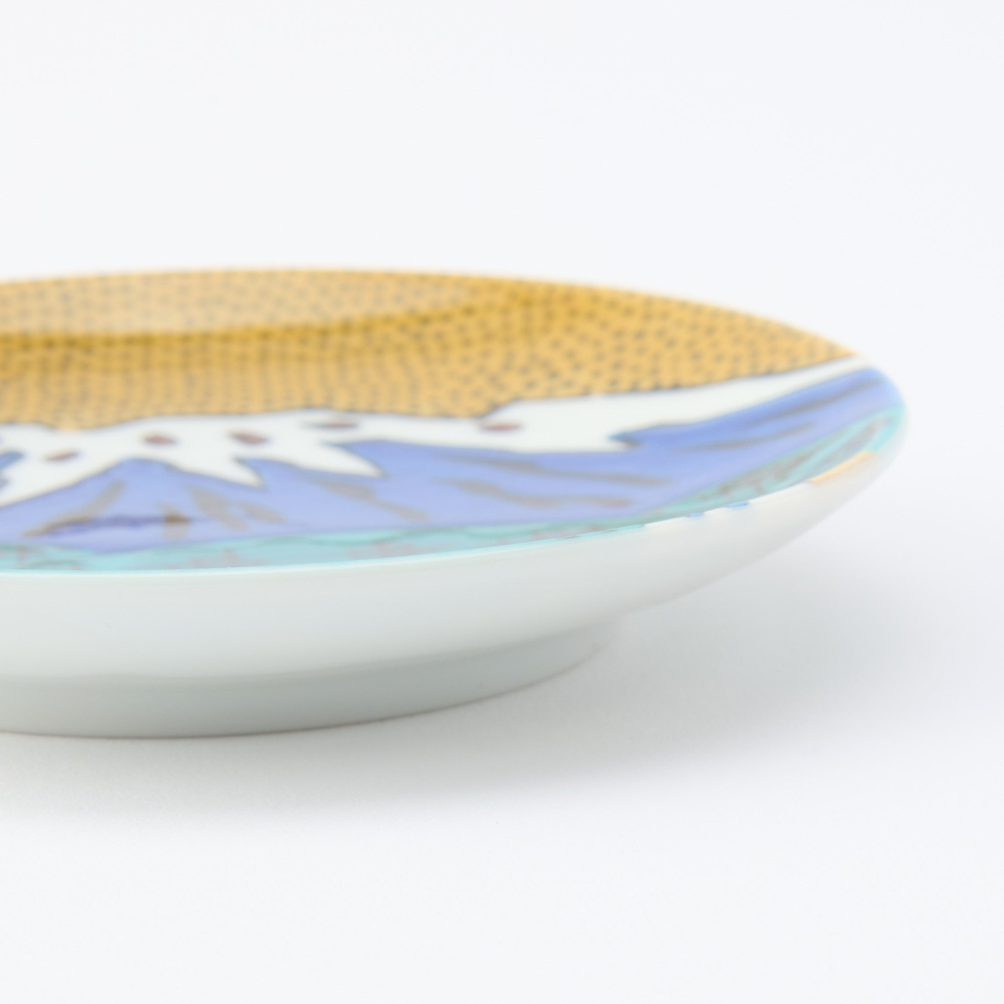Kutani Art Heritage Designs Sauce Plate