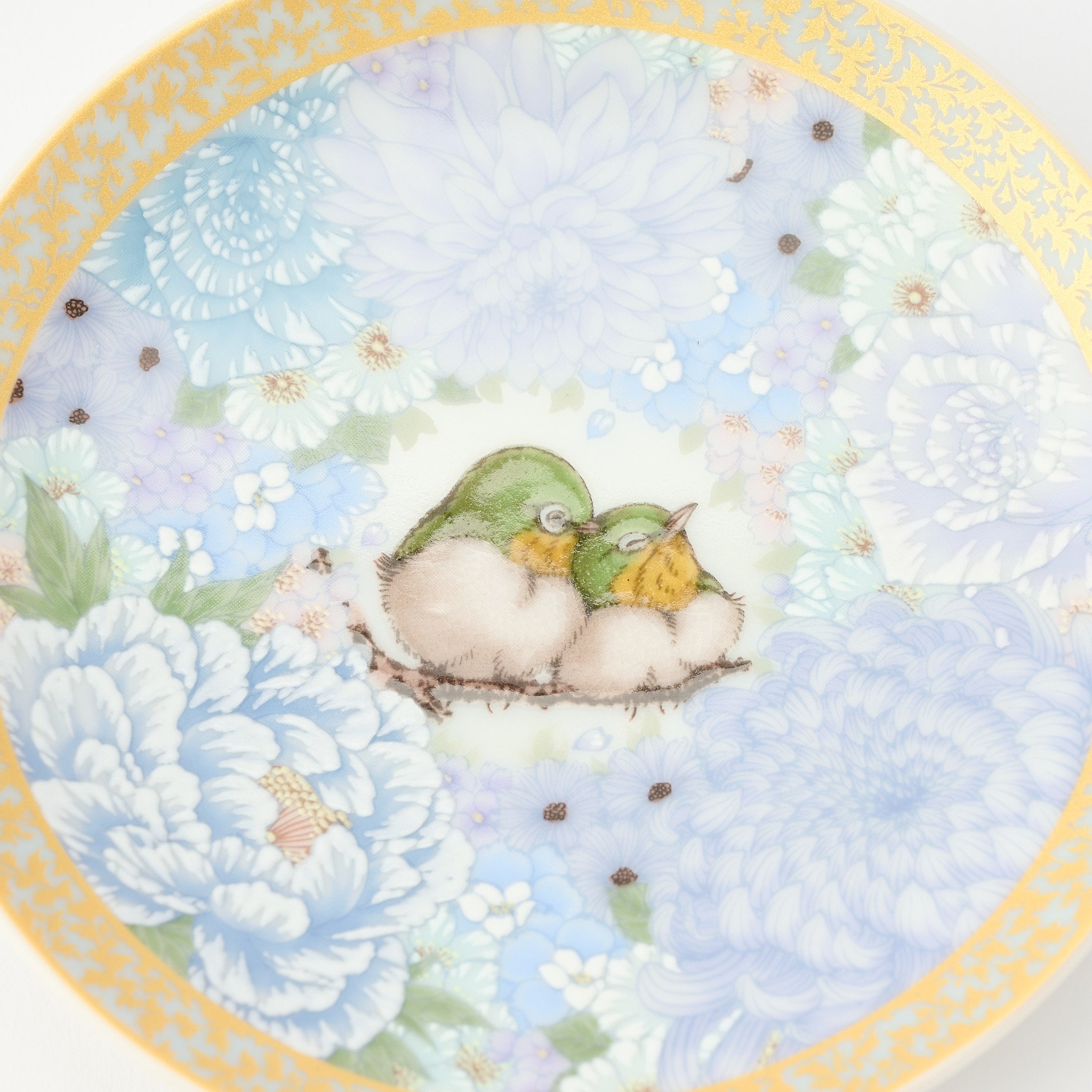 Kutani Art Colorful Saibyo Sauce Plate