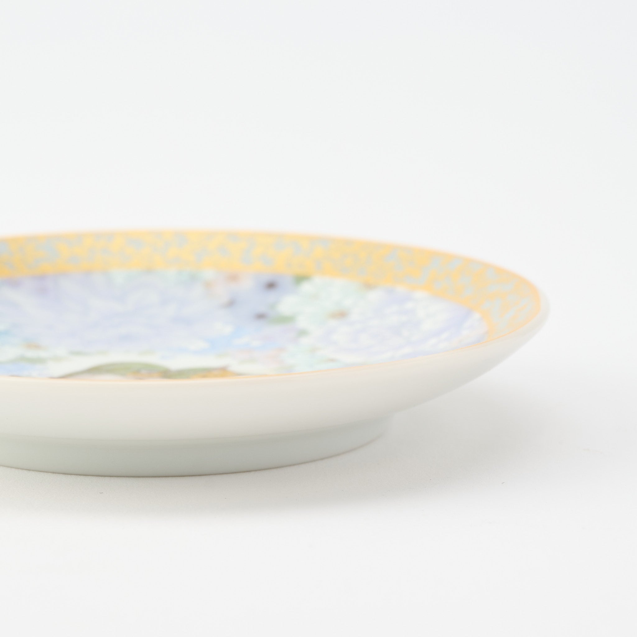 Kutani Art Colorful Saibyo Sauce Plate