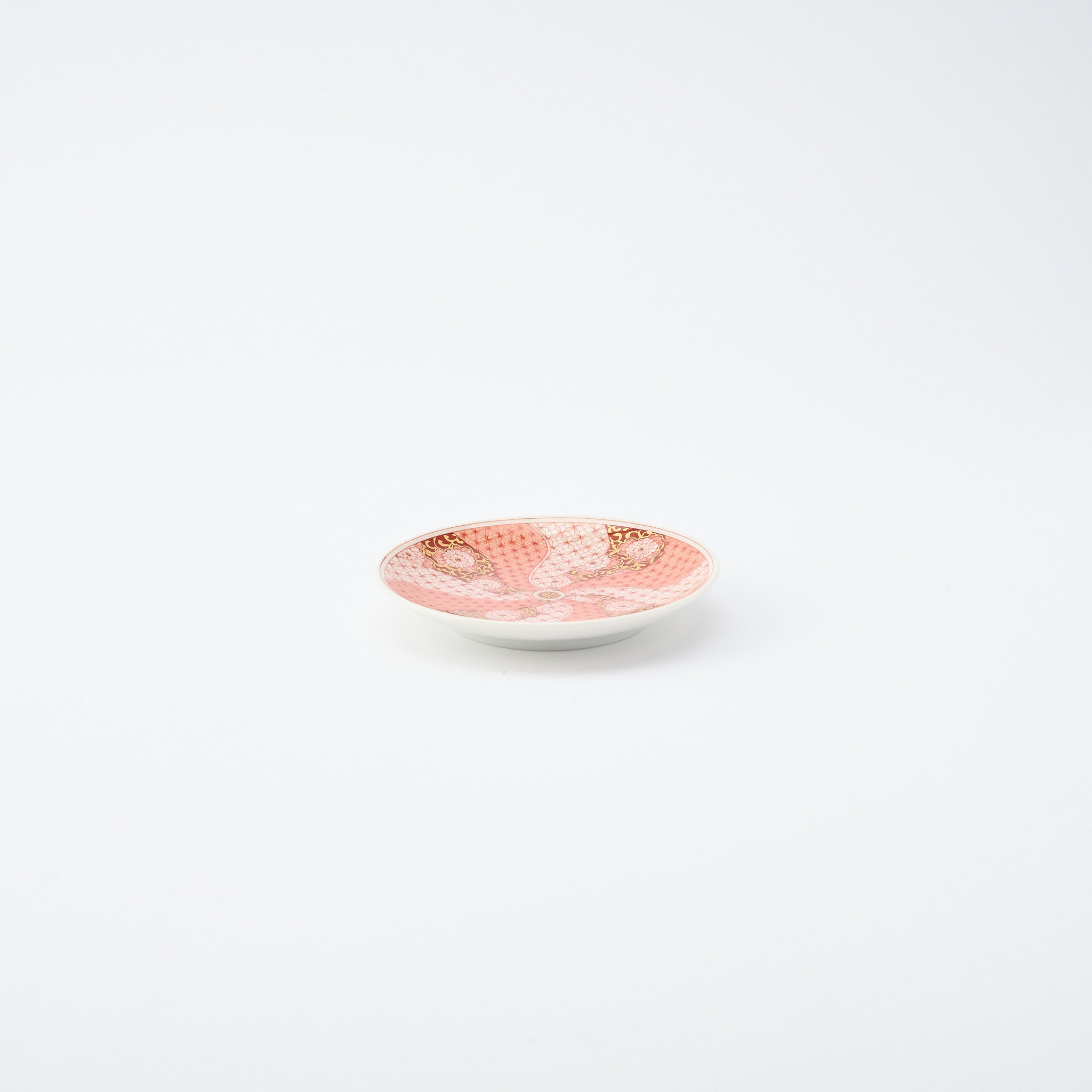 Kutani Art Colorful Saibyo Sauce Plate