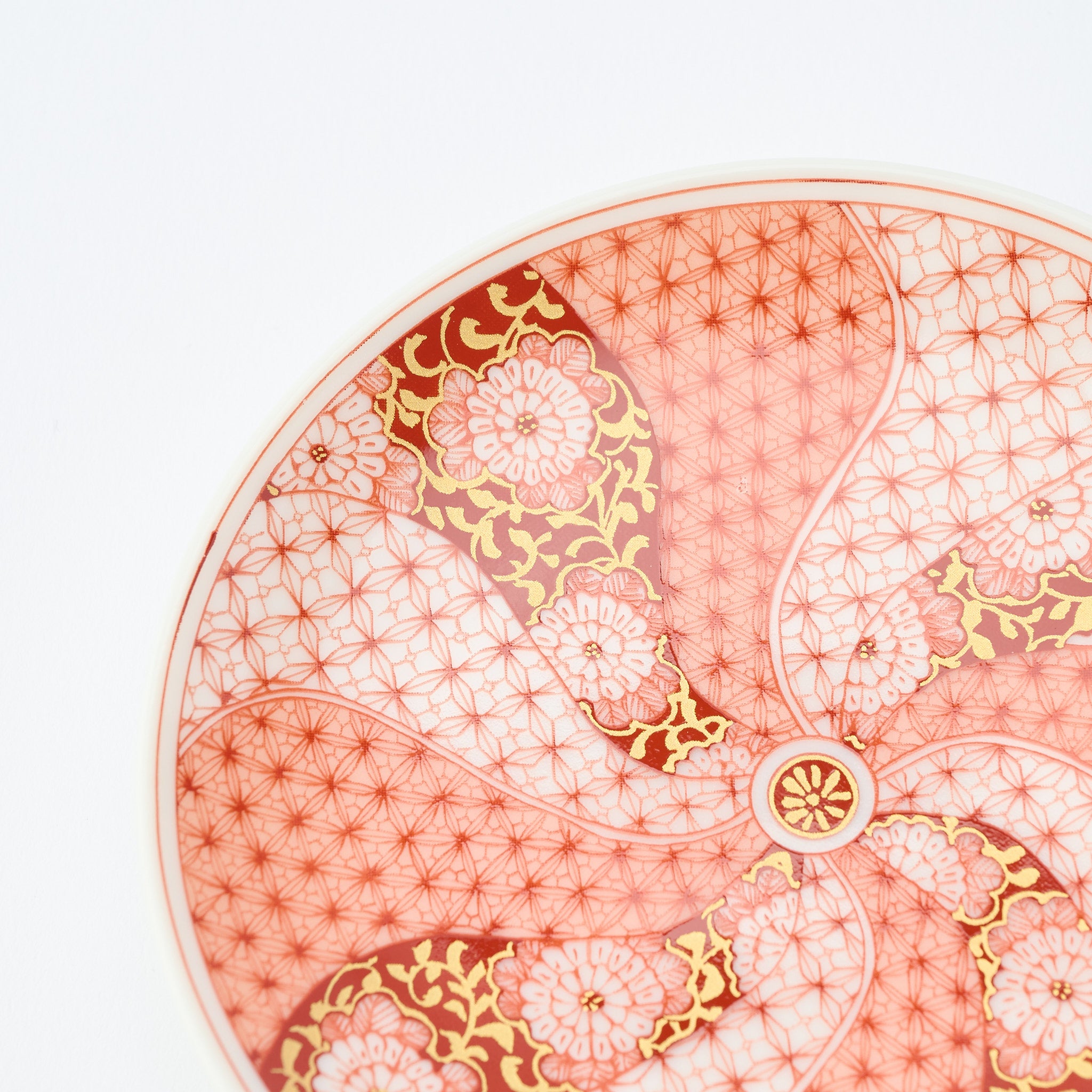 Kutani Art Colorful Saibyo Sauce Plate