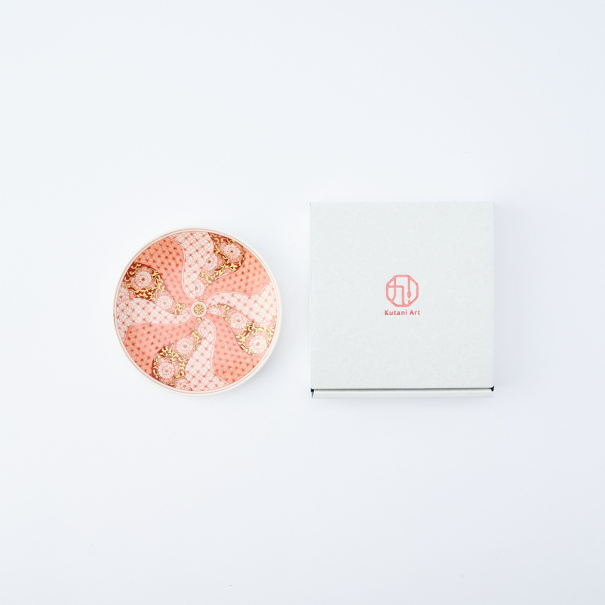 Kutani Art Colorful Saibyo Sauce Plate
