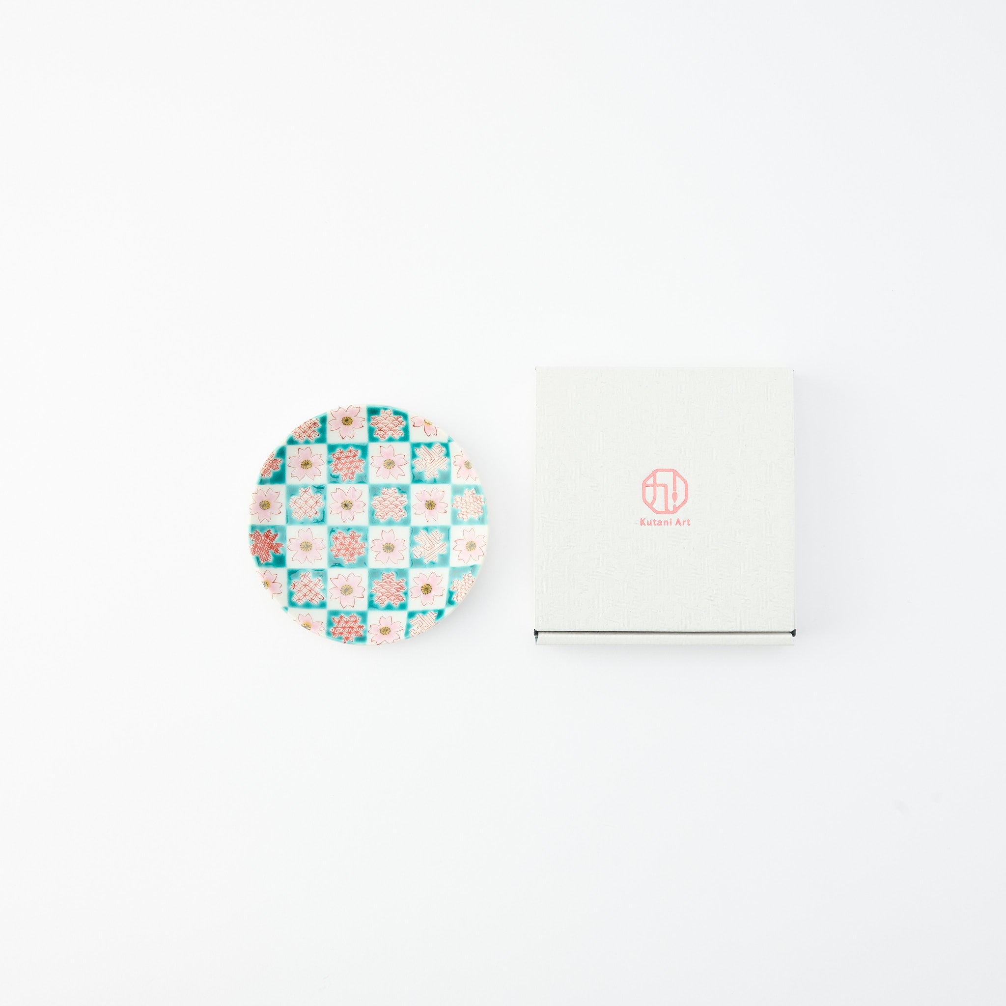 Kutani Art Blumen-Soßenteller
