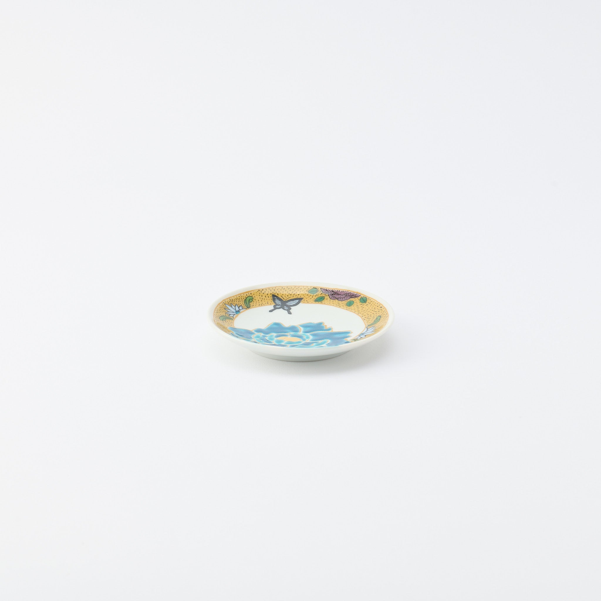 Kutani Art Heritage Designs Sauce Plate
