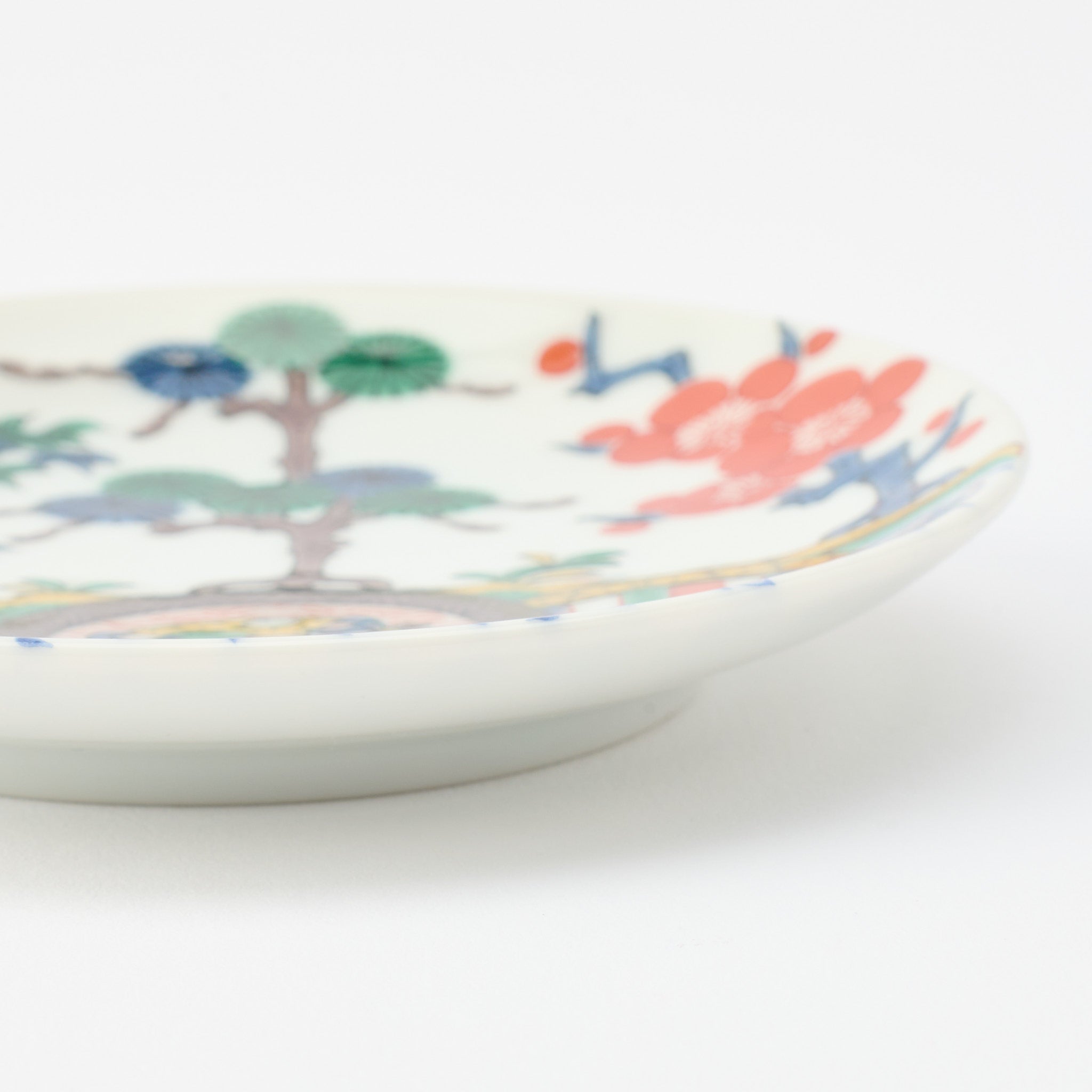 Kutani Art Heritage Designs Sauce Plate