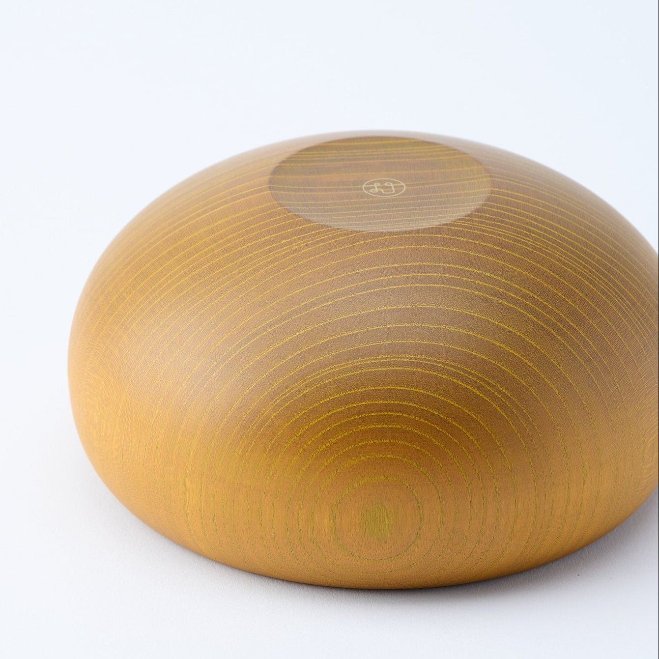 Yellow Matte Wipe-Lacquer Finish Oryoki Bowl Set