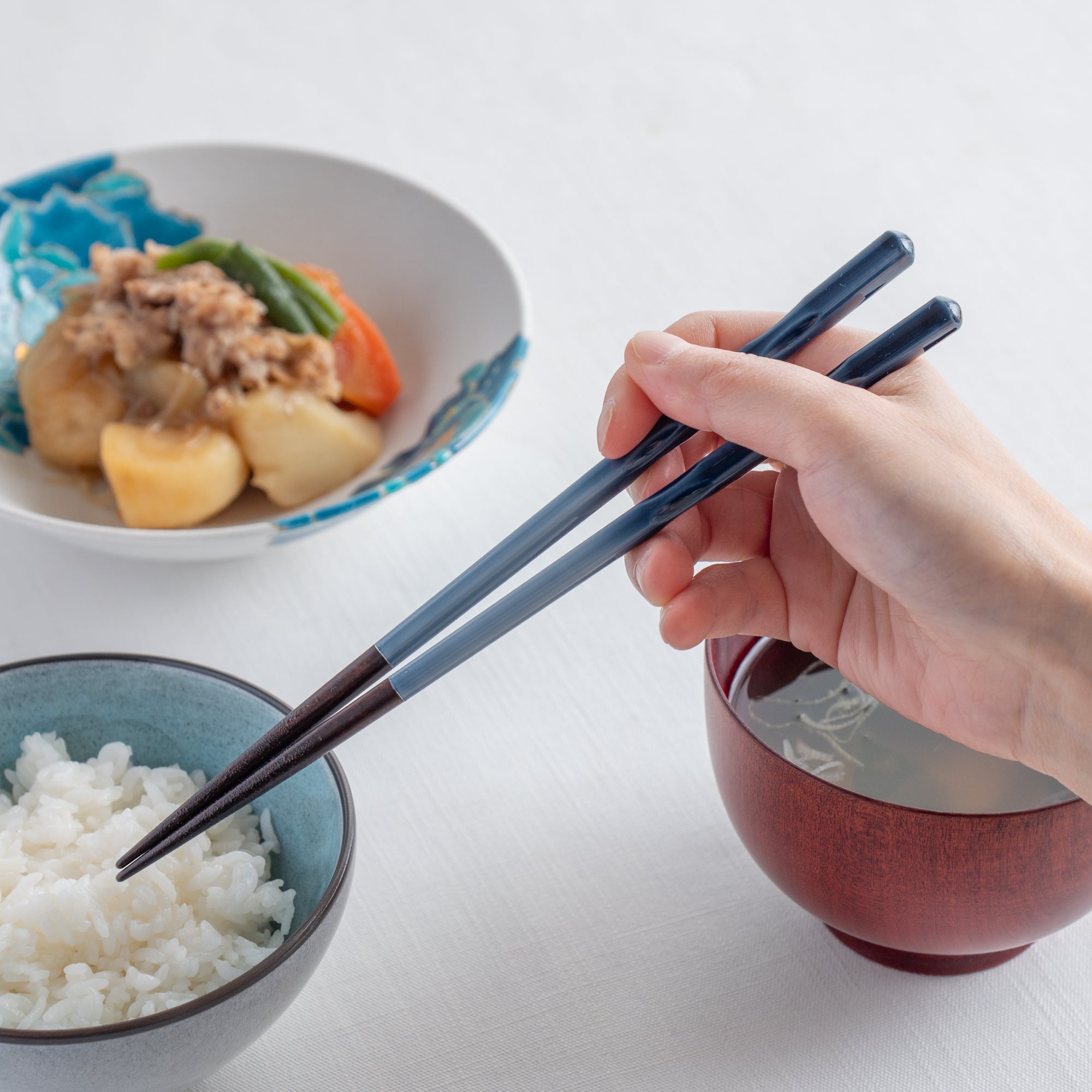 Blue Perfect Fit Dishwasher Safe Chopsticks