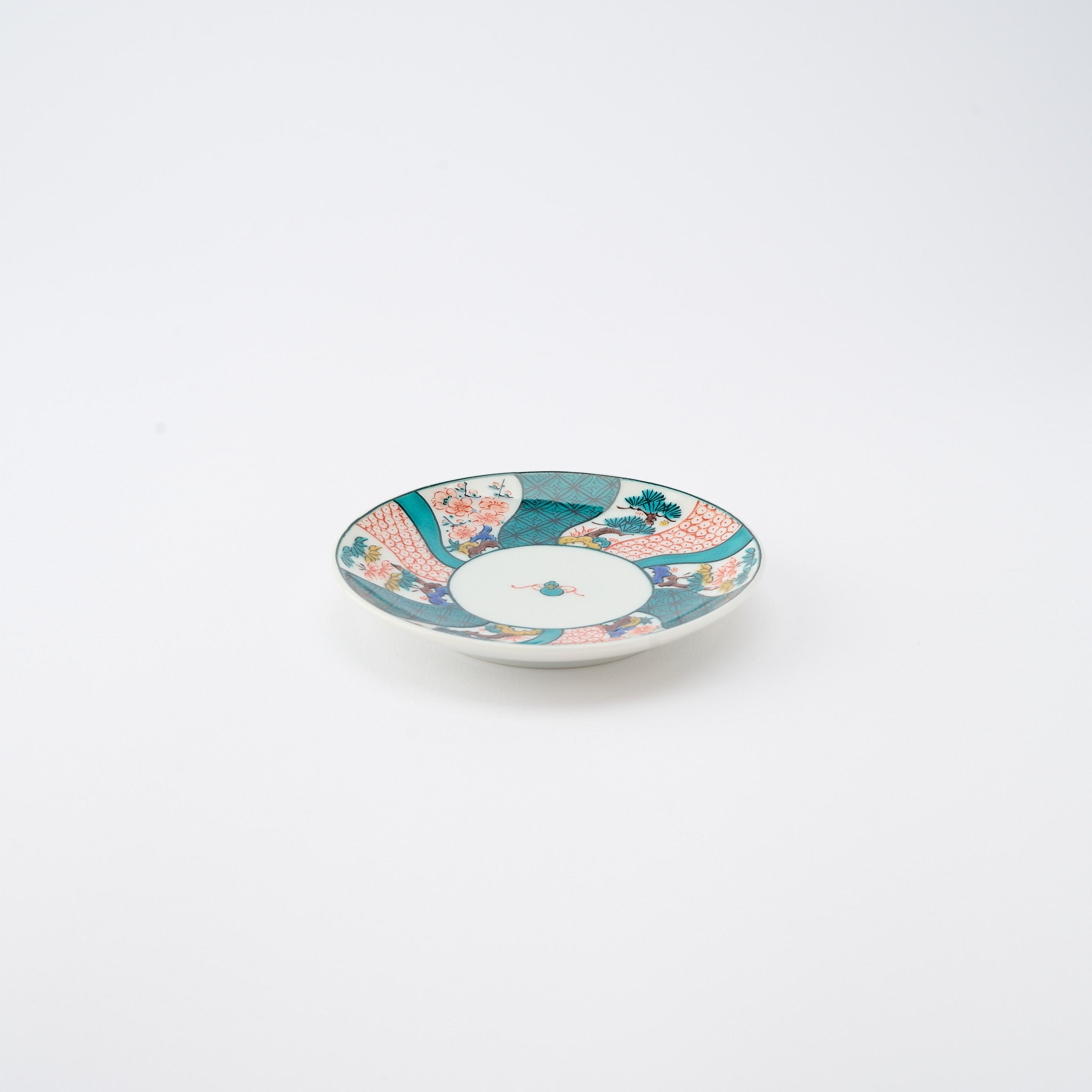 Kutani Art Heritage Designs Sauce Plate