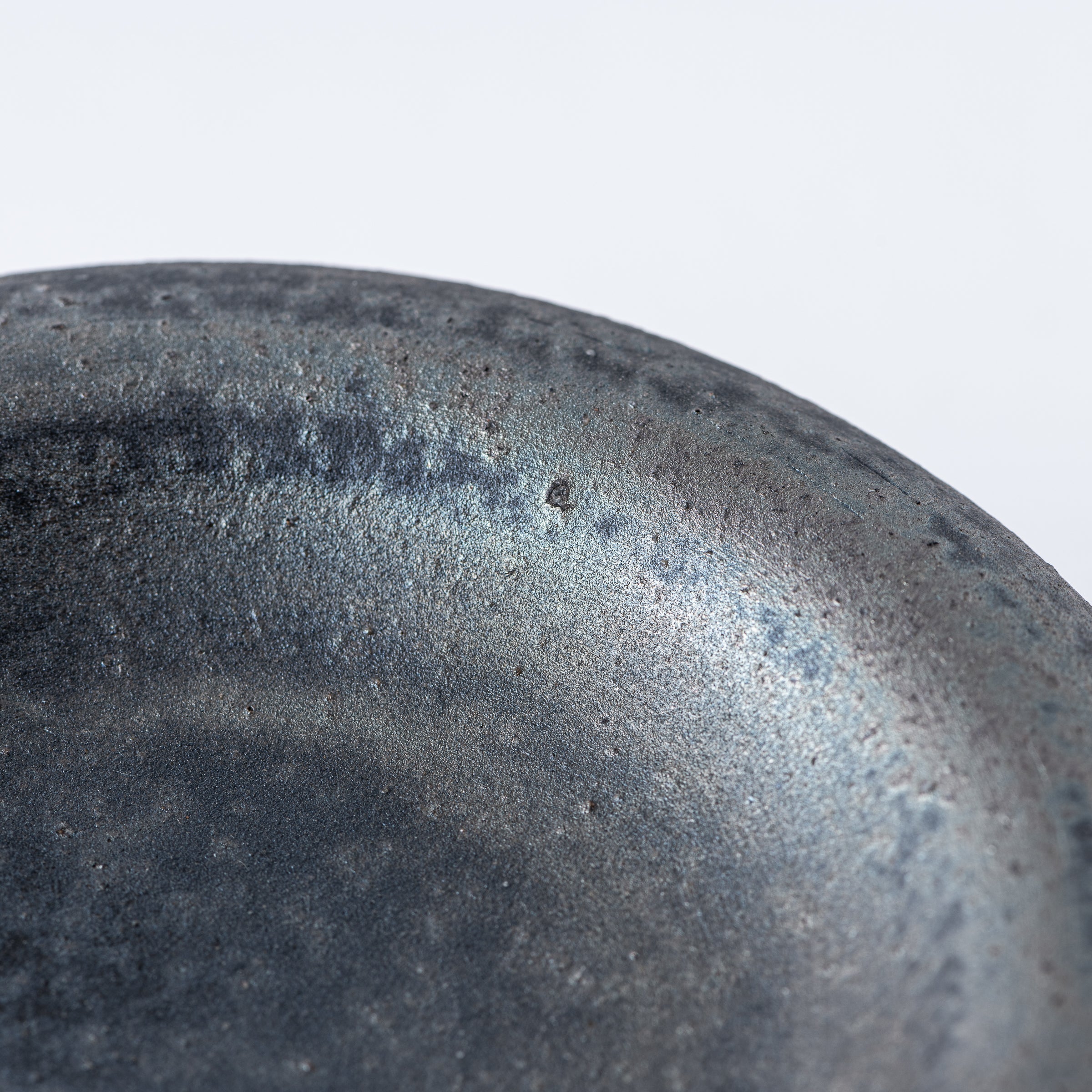 Hoher Beistellteller aus Schiefer, 15 cm