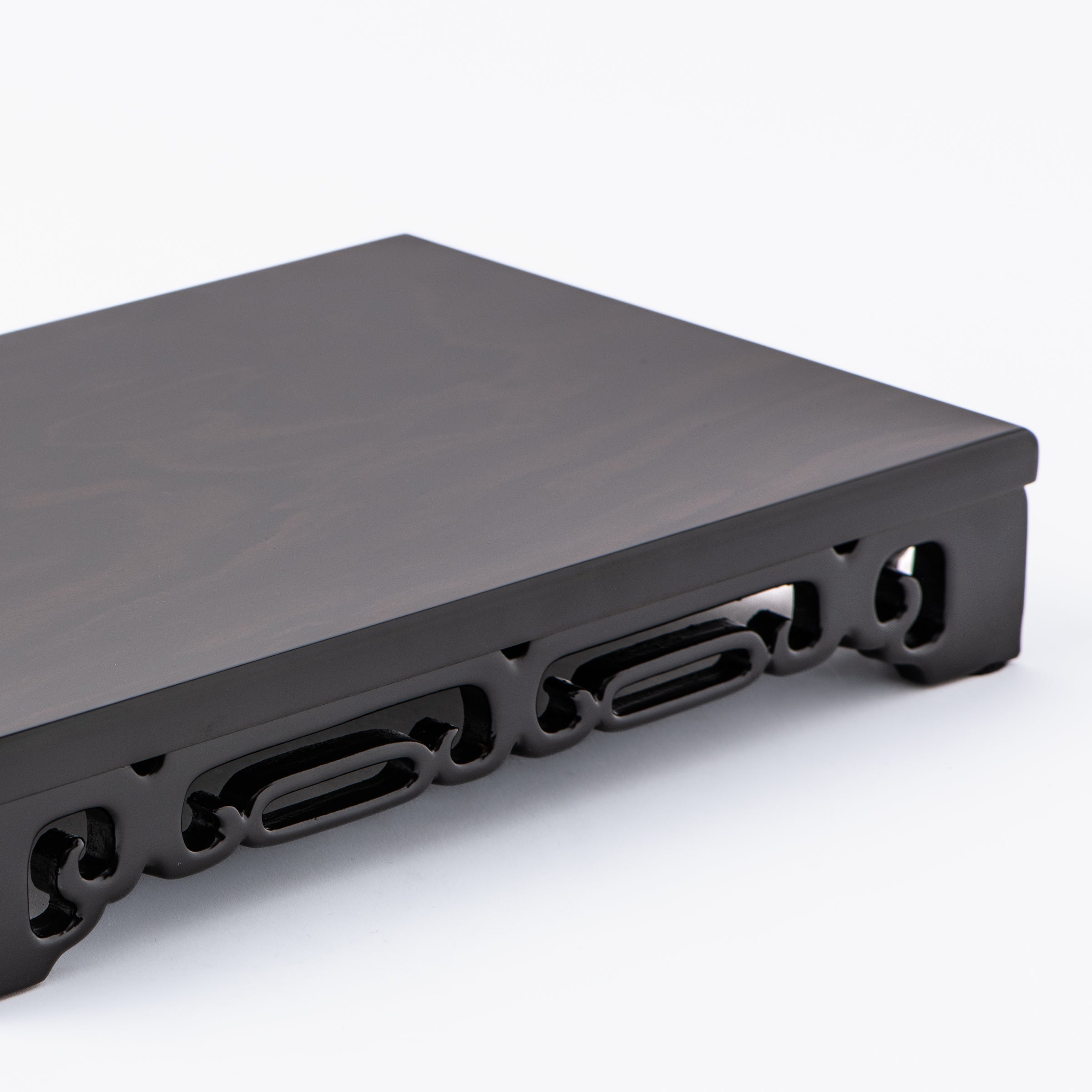 Morikin Aochibu und Shirochibu Hosoge Muster Kabuto Samurai Helm Ornament