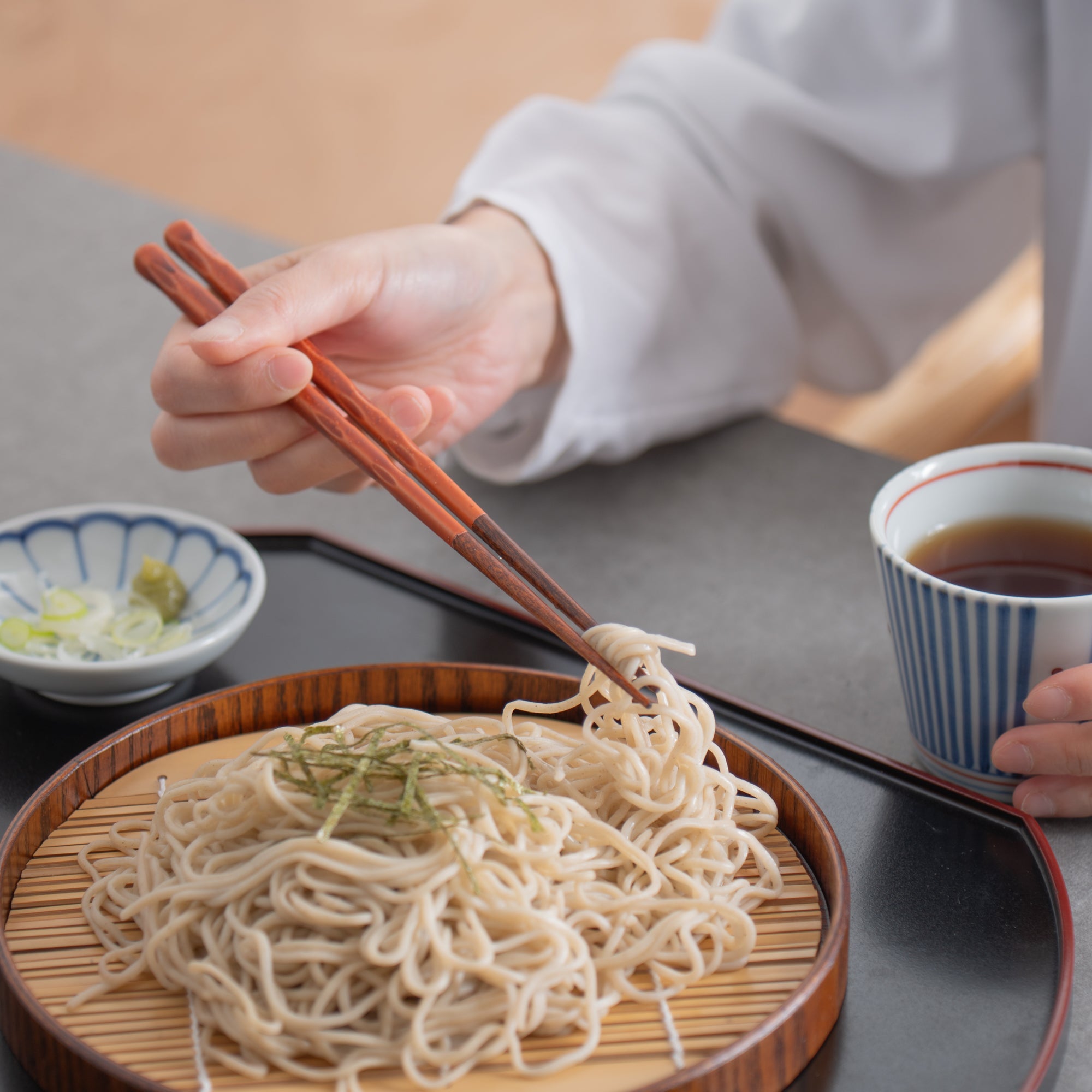 Glazed Finish Carved Chopsticks