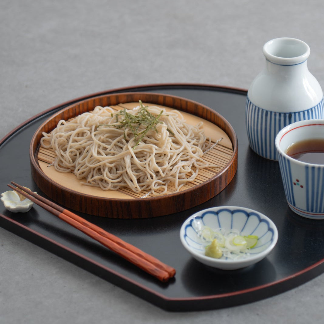 Round Japanese Soba Tray