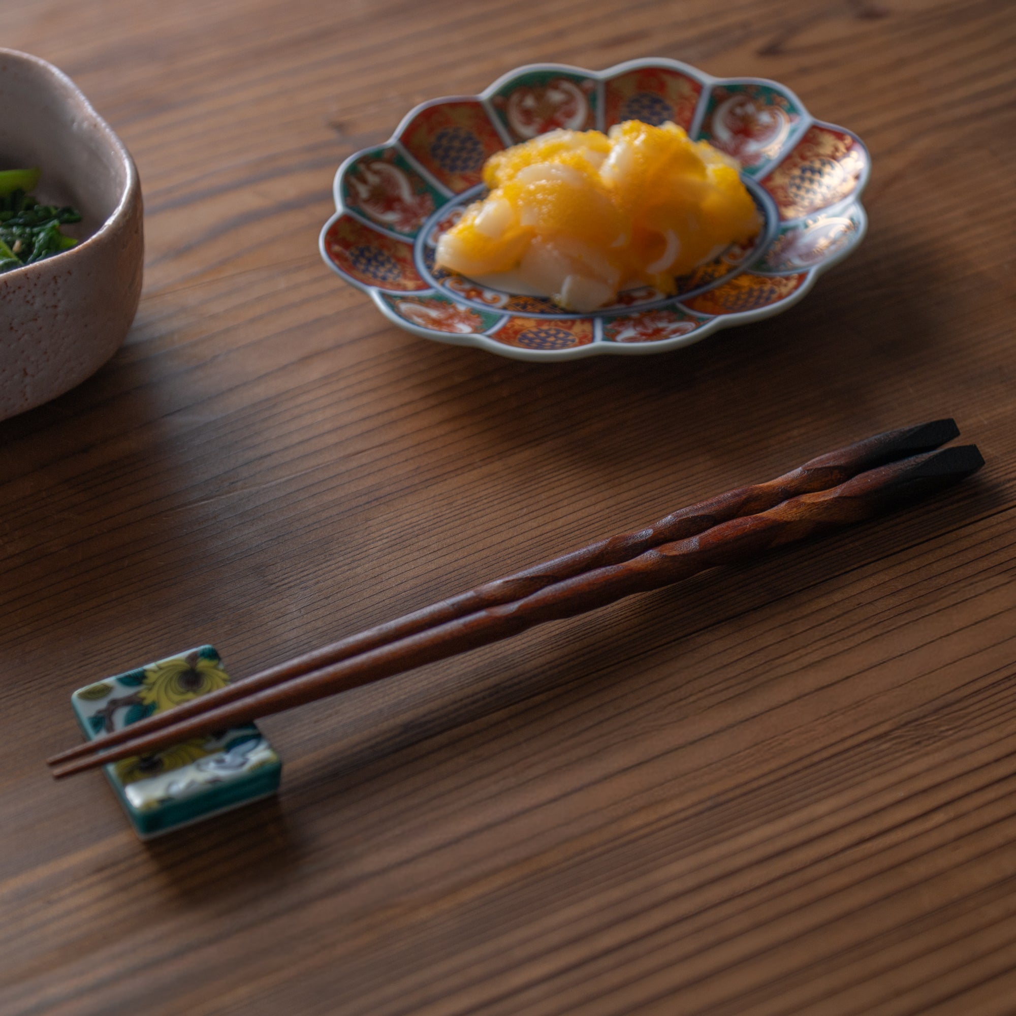 Spiral Carving Wood Grain Chopsticks