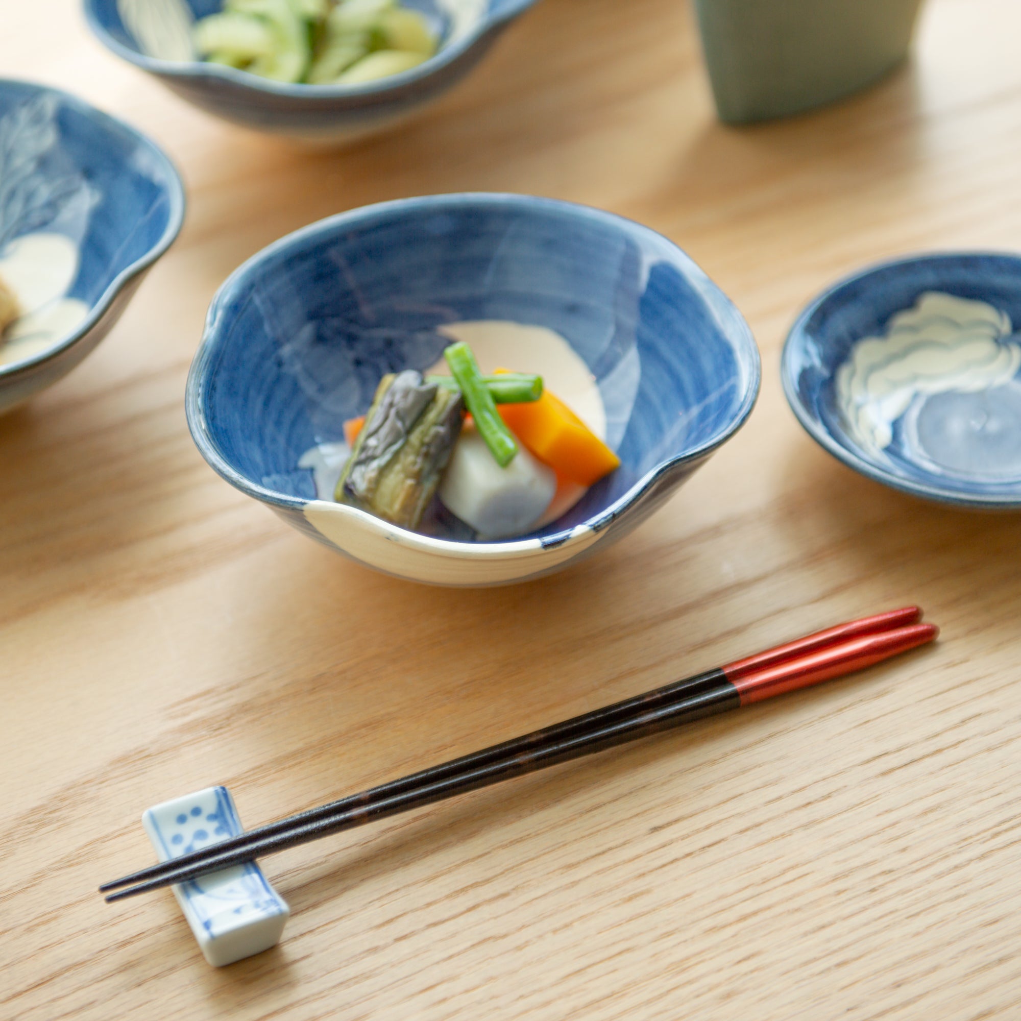 Peacock Feather Luster Chopsticks