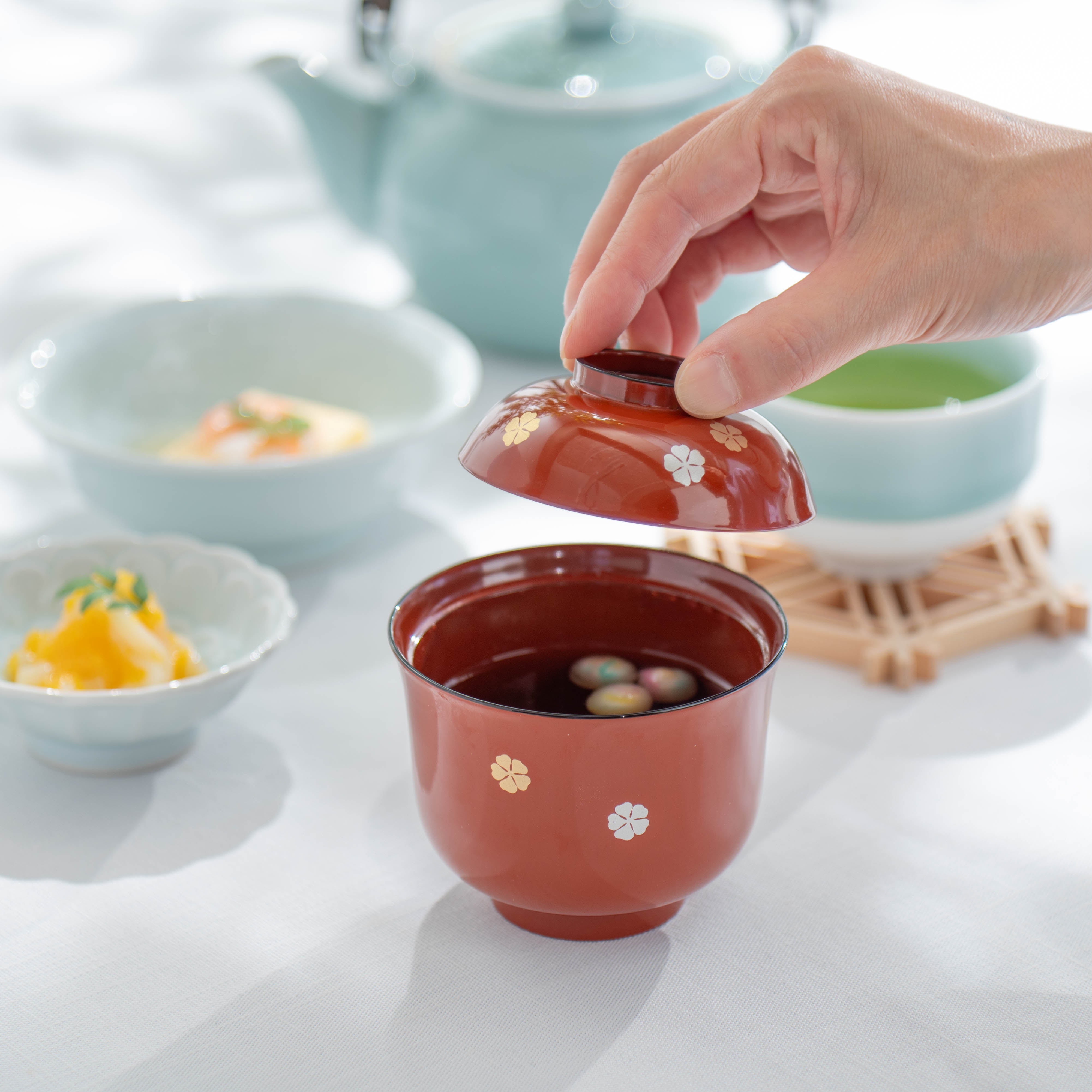 Sakura Miso-Suppenschüssel mit Deckel