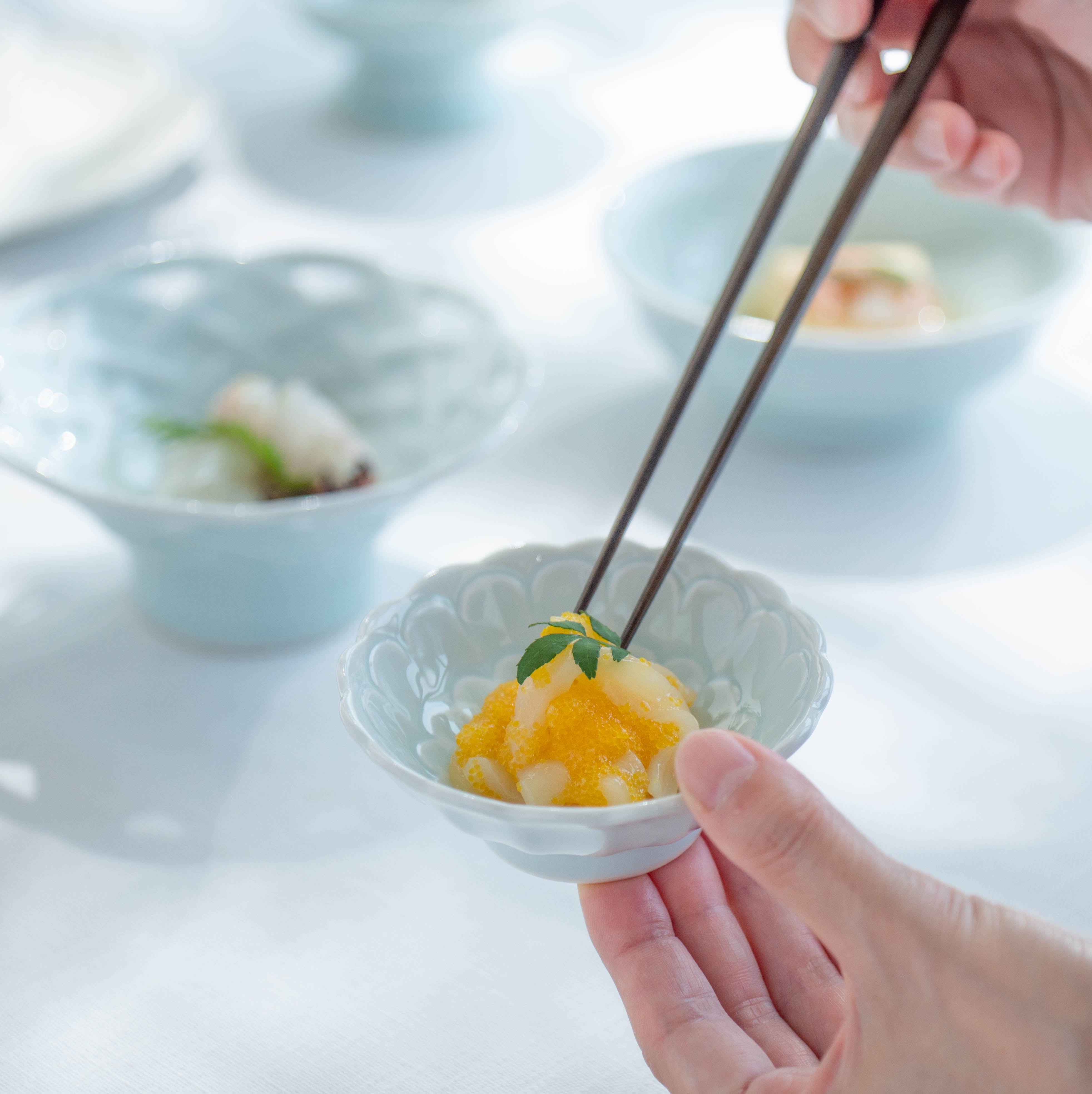 Kaiseki Floral Relief Kobachi Small Bowl