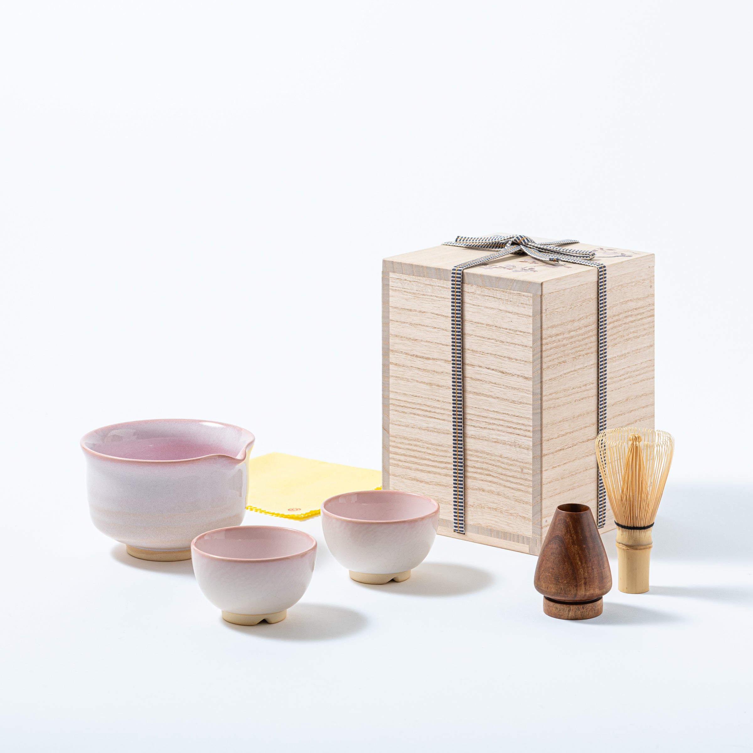 Pink Gradient Matcha Tea Set