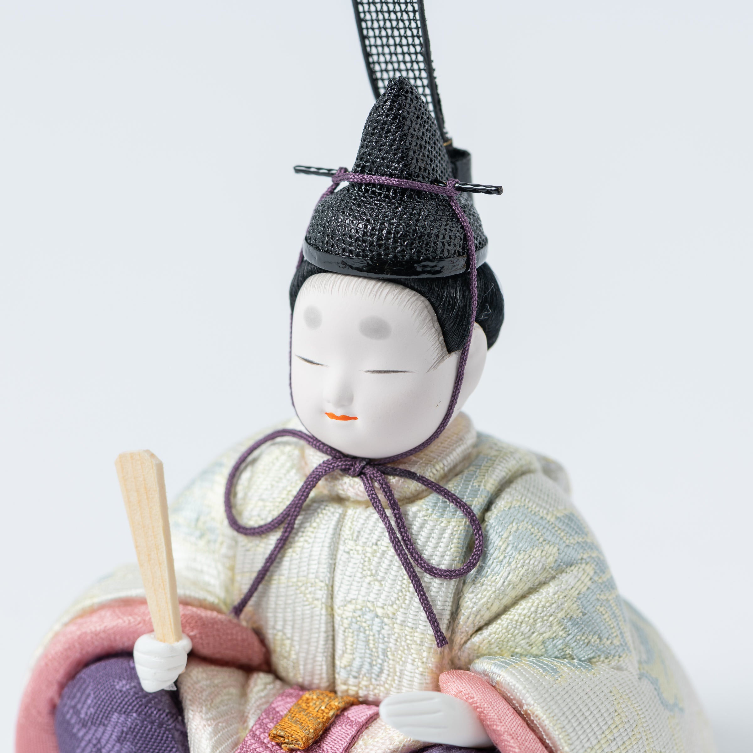 Peony Arabesque Hina Dolls with Golden Folding Screen