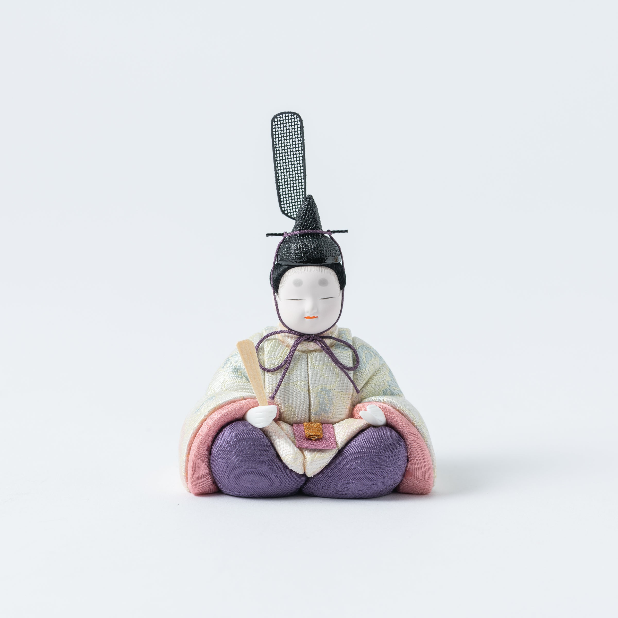 Peony Arabesque Hina Dolls with Golden Folding Screen